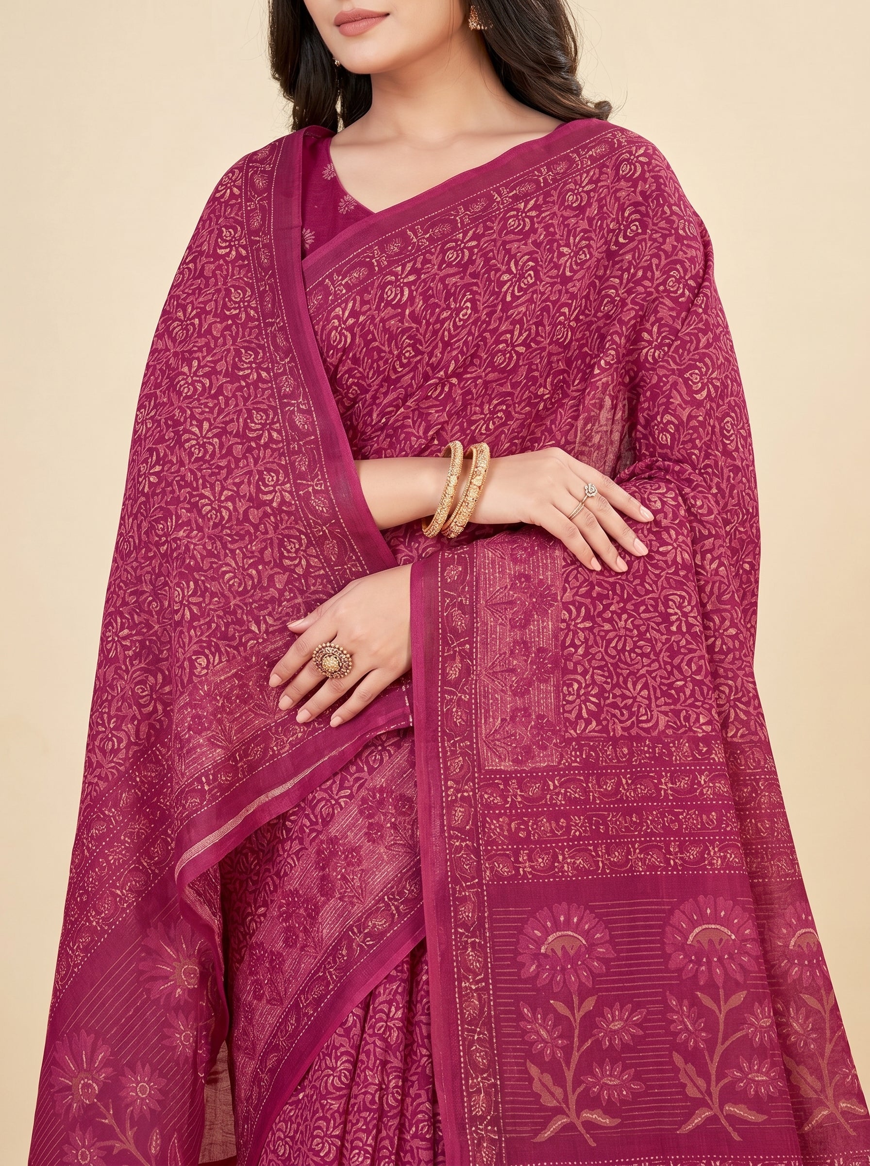 Pallu close-up