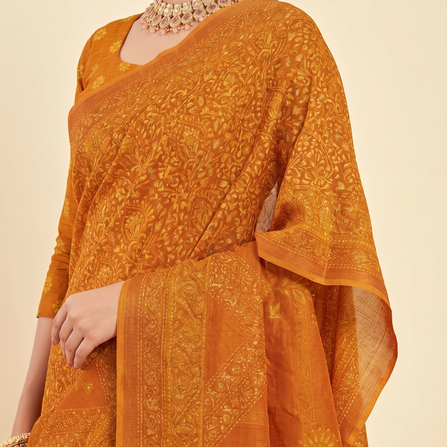 Pallu close-up