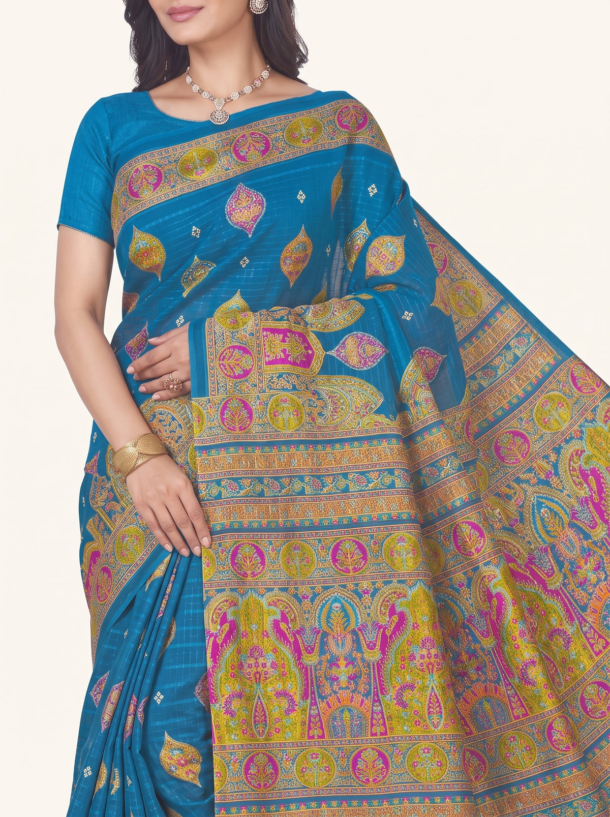 Shared pallu close-up [sku:D.NO.61245]