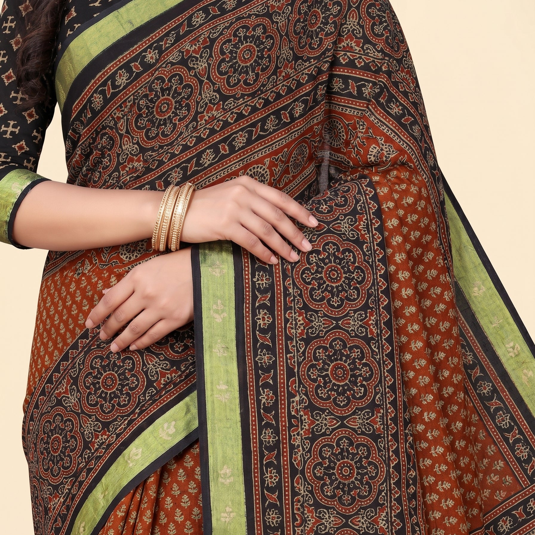 Pallu close-up