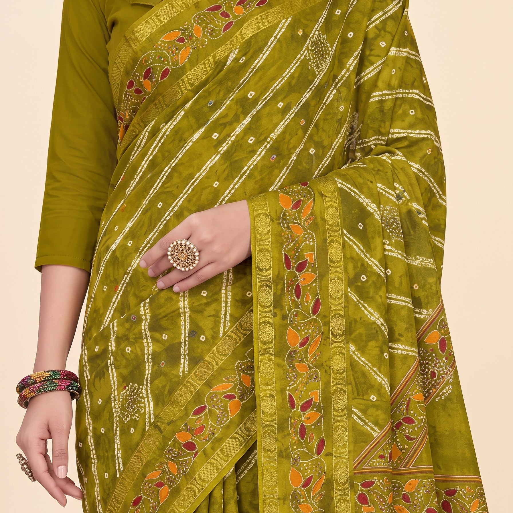 Shared pallu close-up [sku:BV-24829]