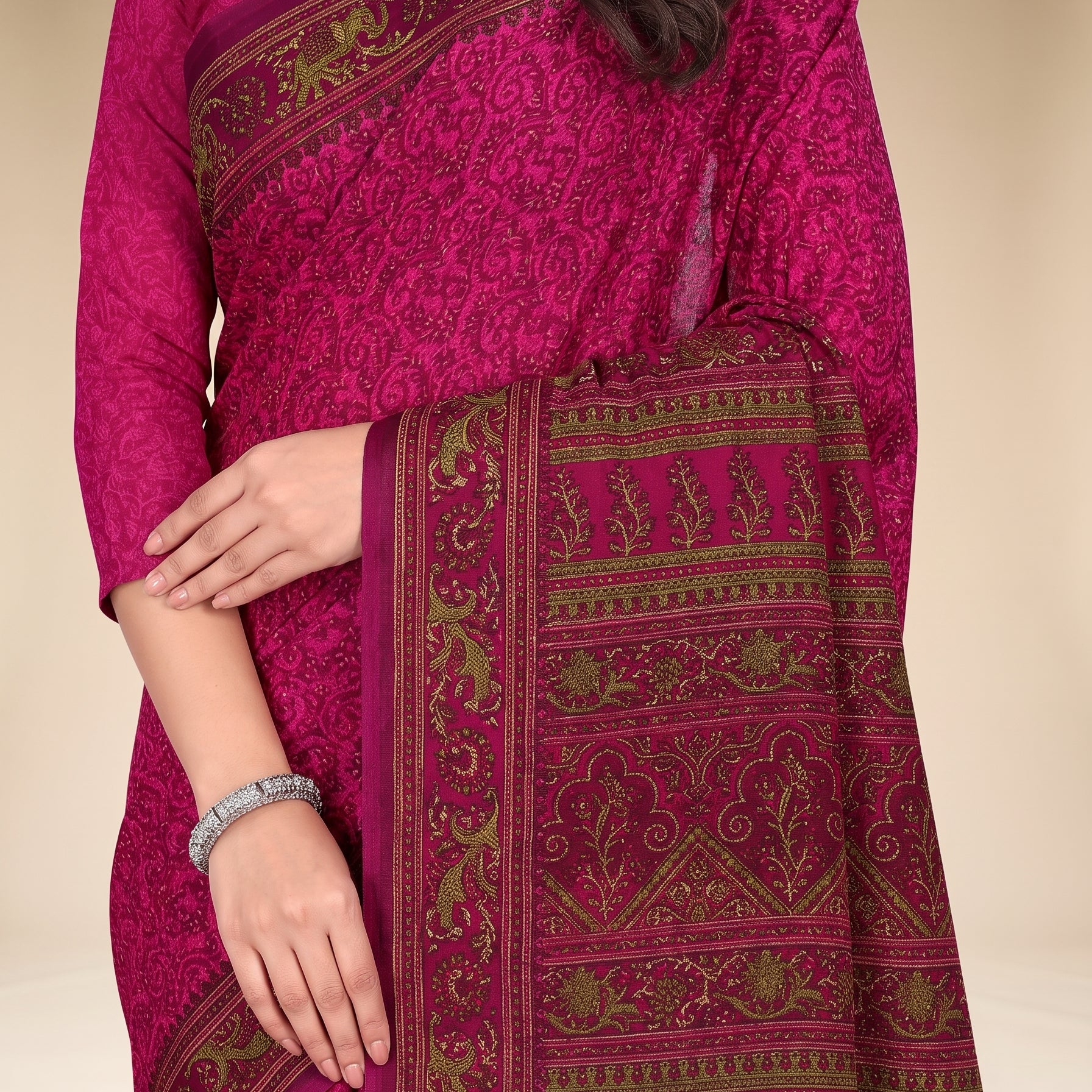 Shared pallu close-up [sku:KN-67656]