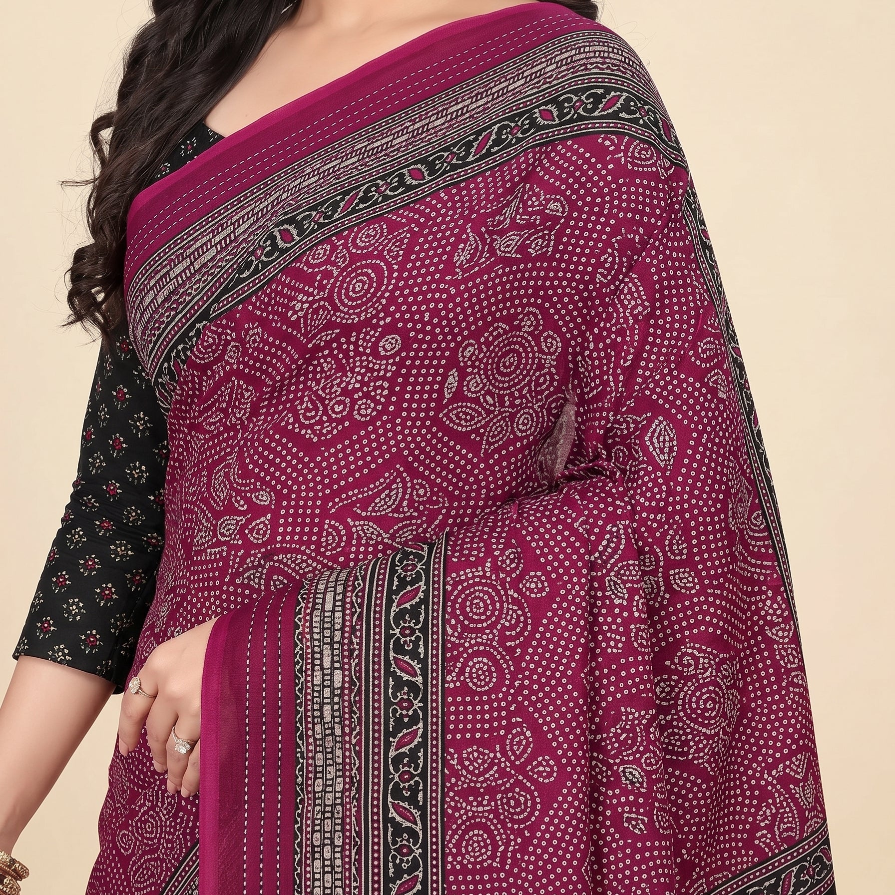Pallu close-up