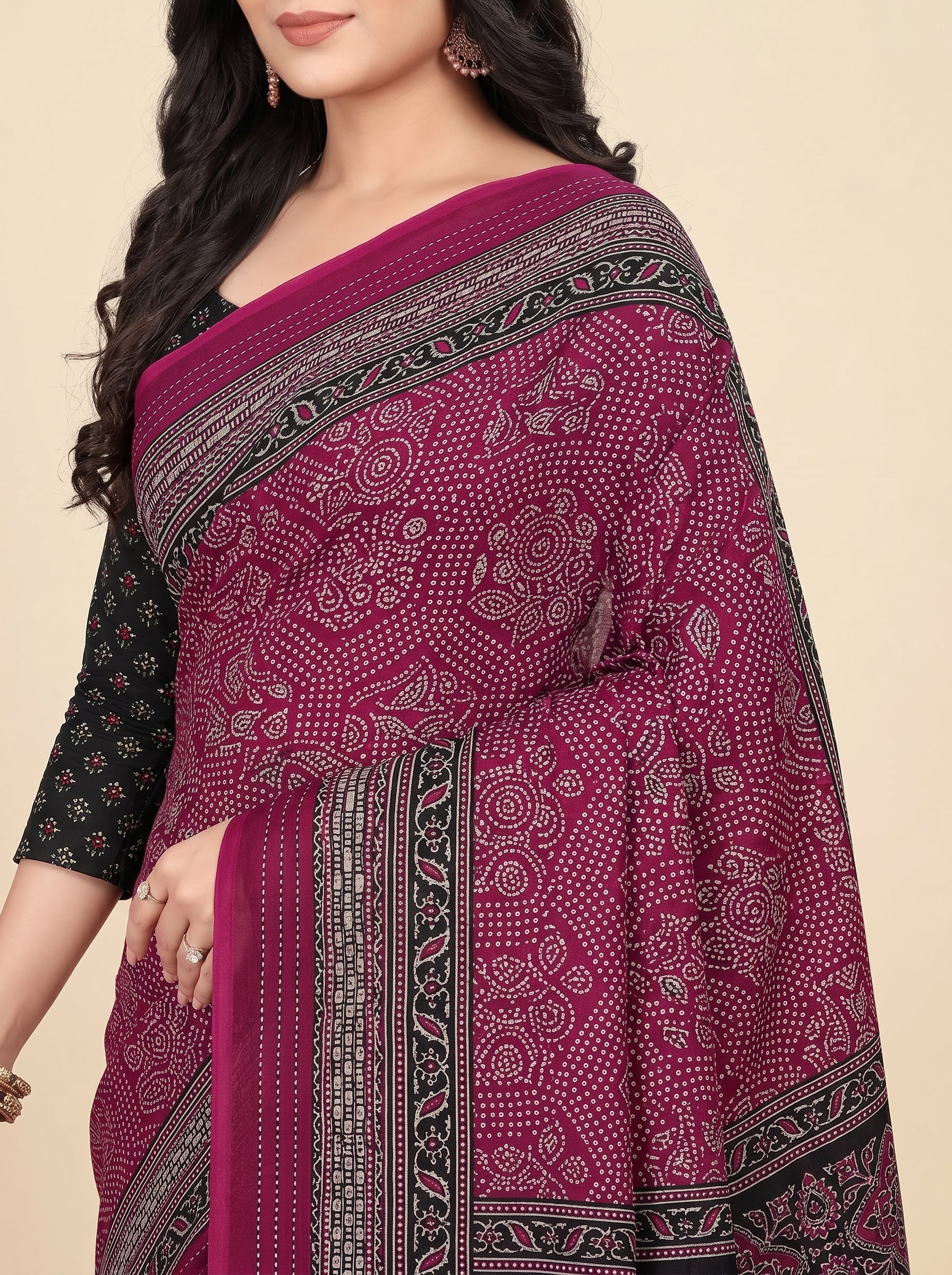 Pallu close-up