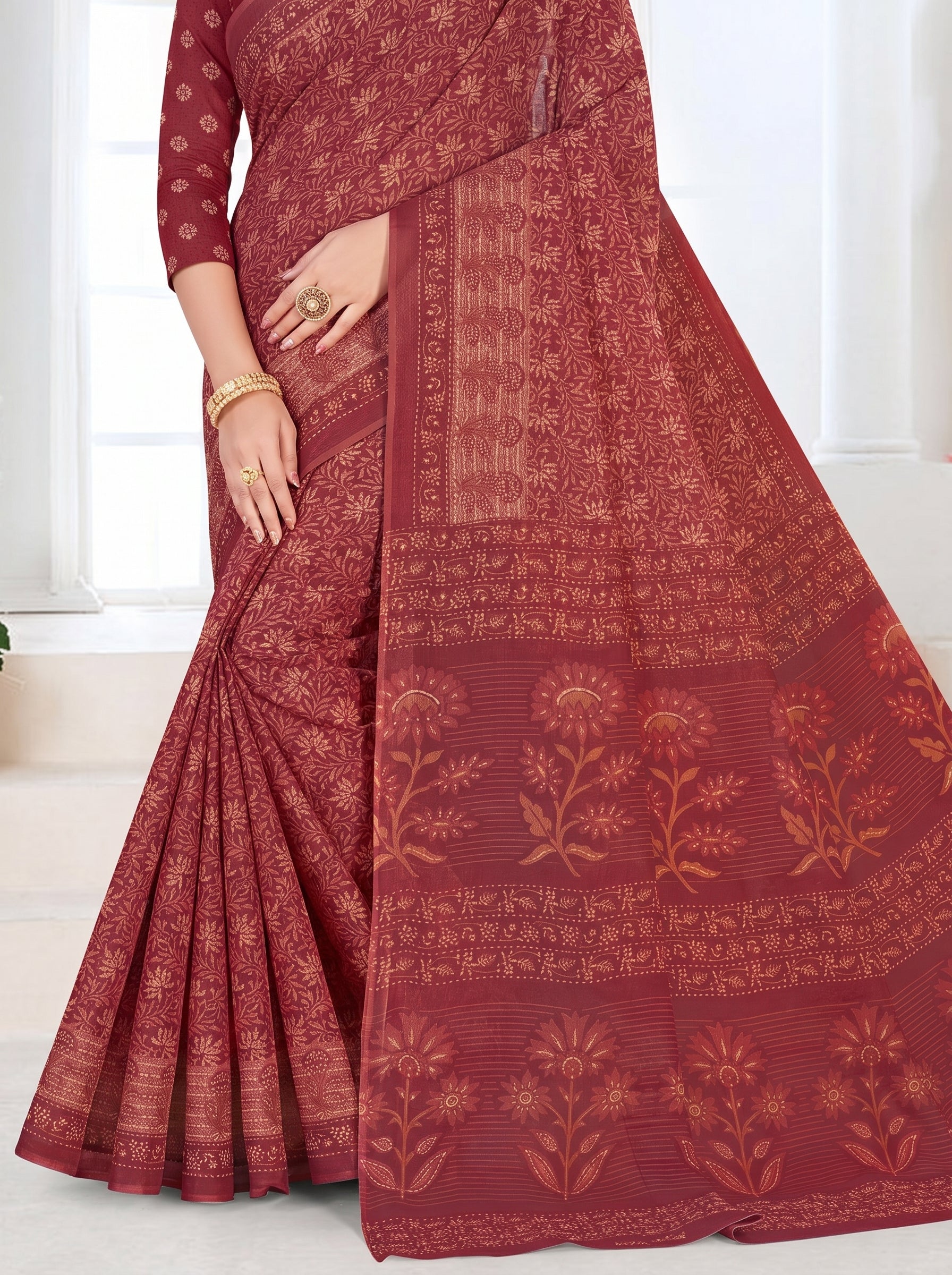 Pallu close-up
