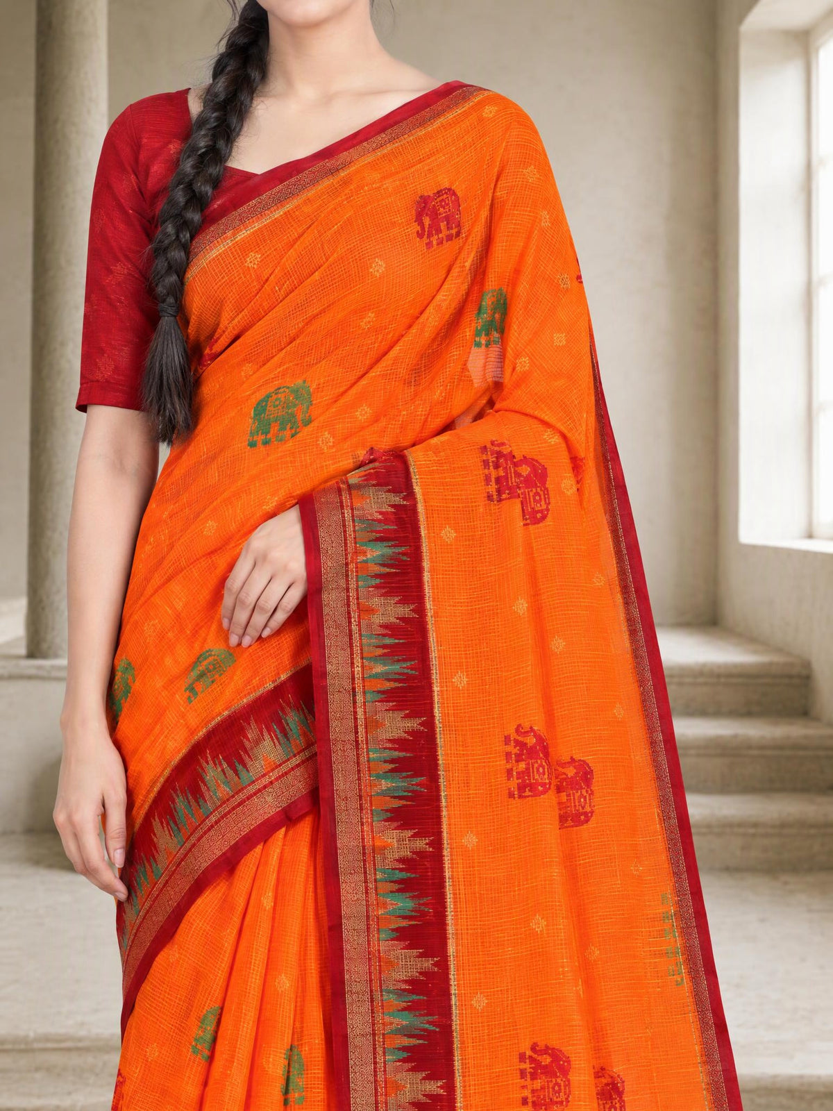Pallu close-up [sku:KN-50924]