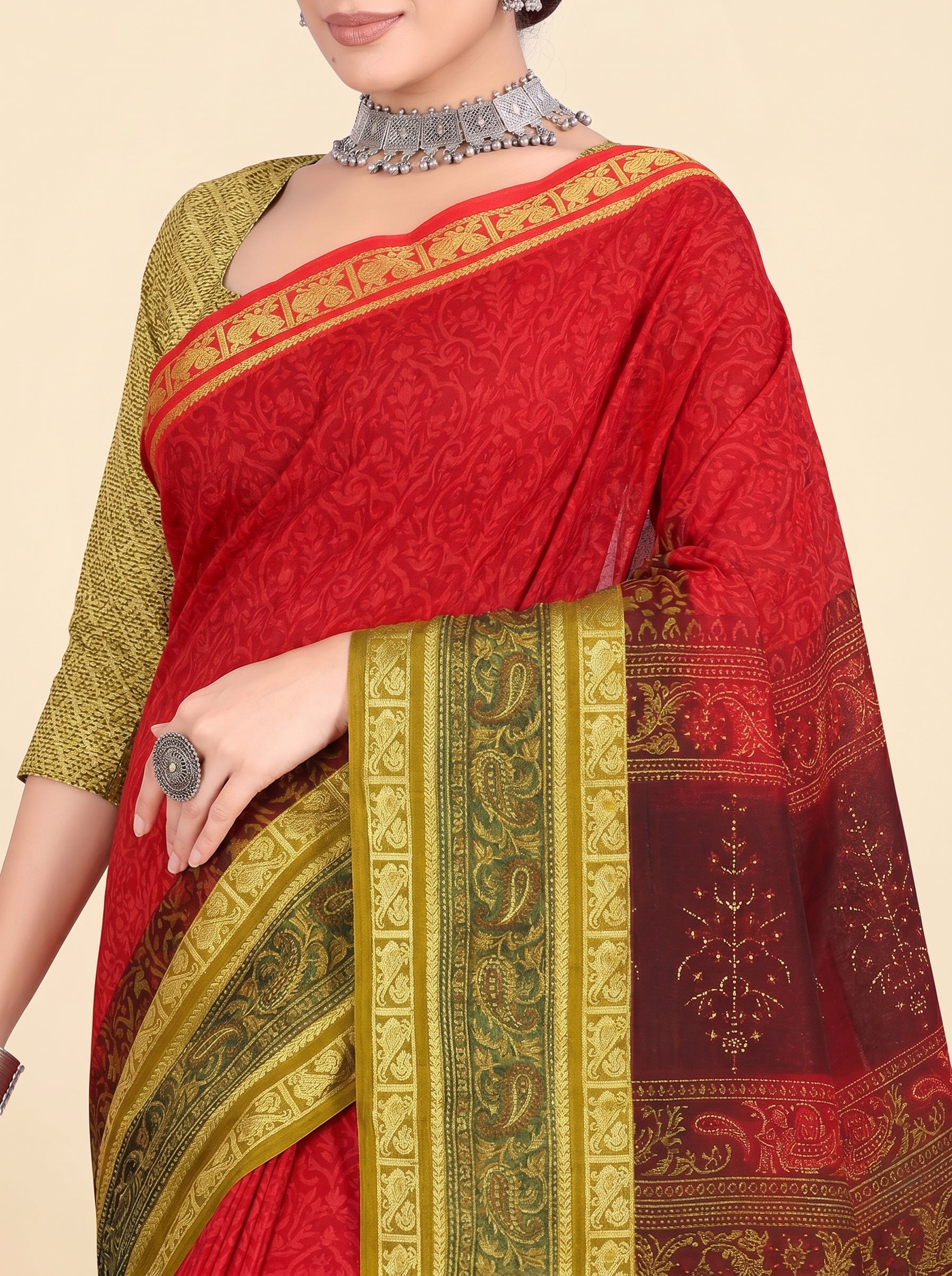 Pallu close-up