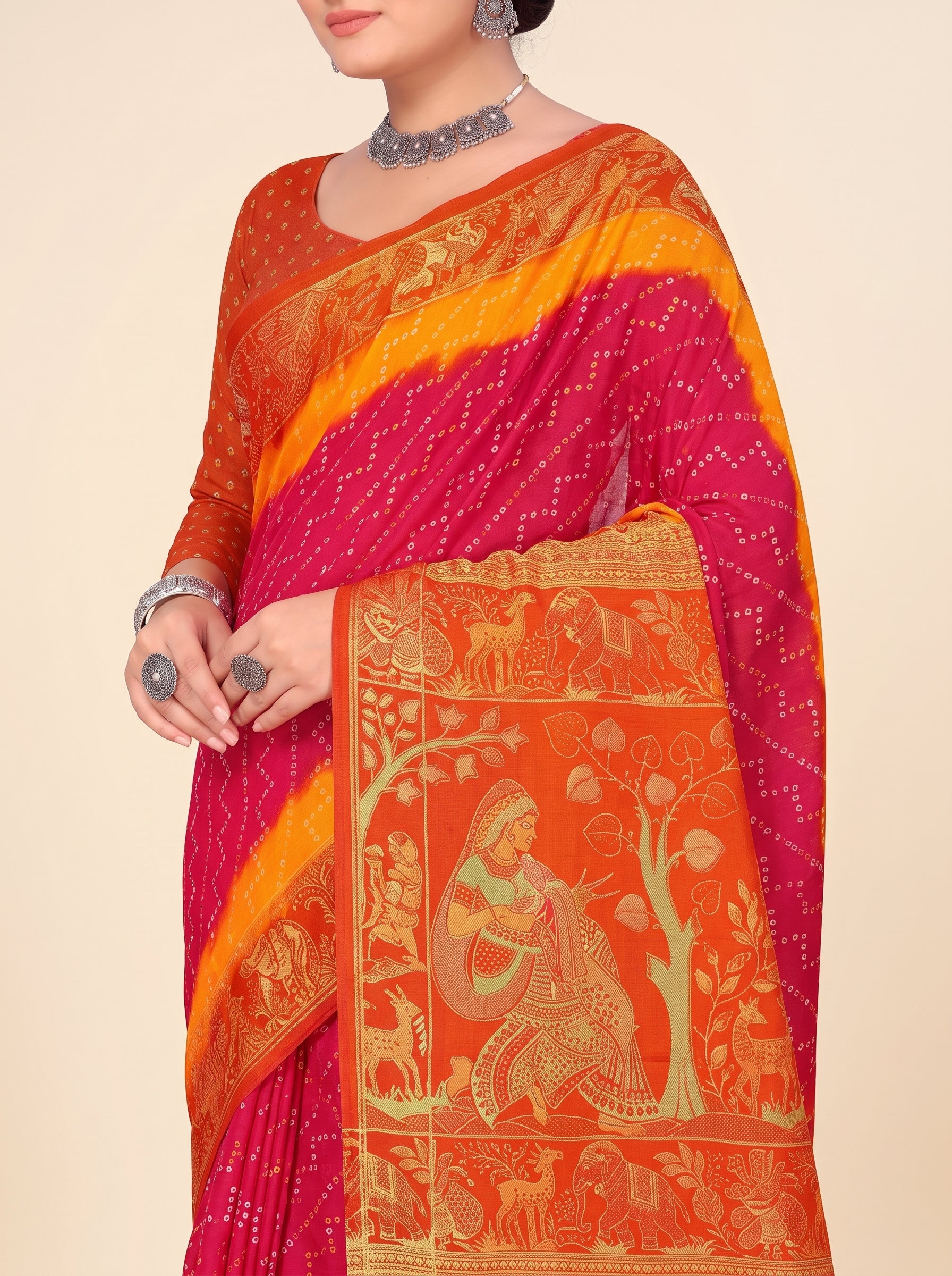 Pallu close-up [sku:KN-67902]