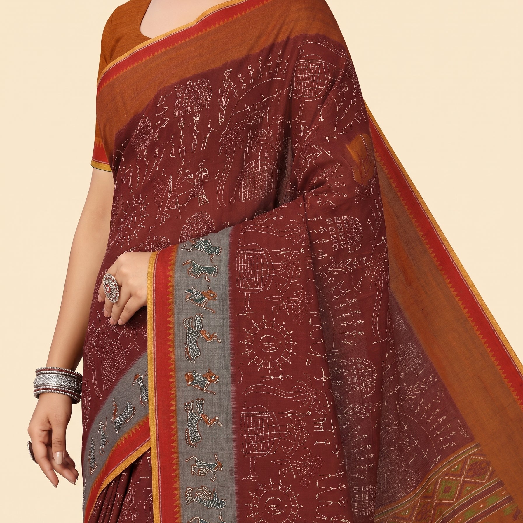 Pallu close-up [sku:D.NO.60770]