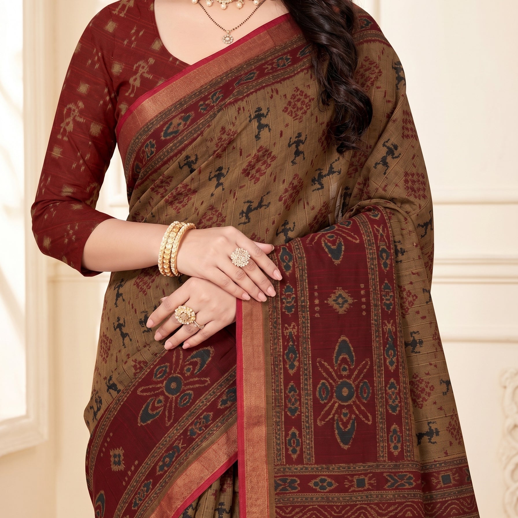 Pallu close-up