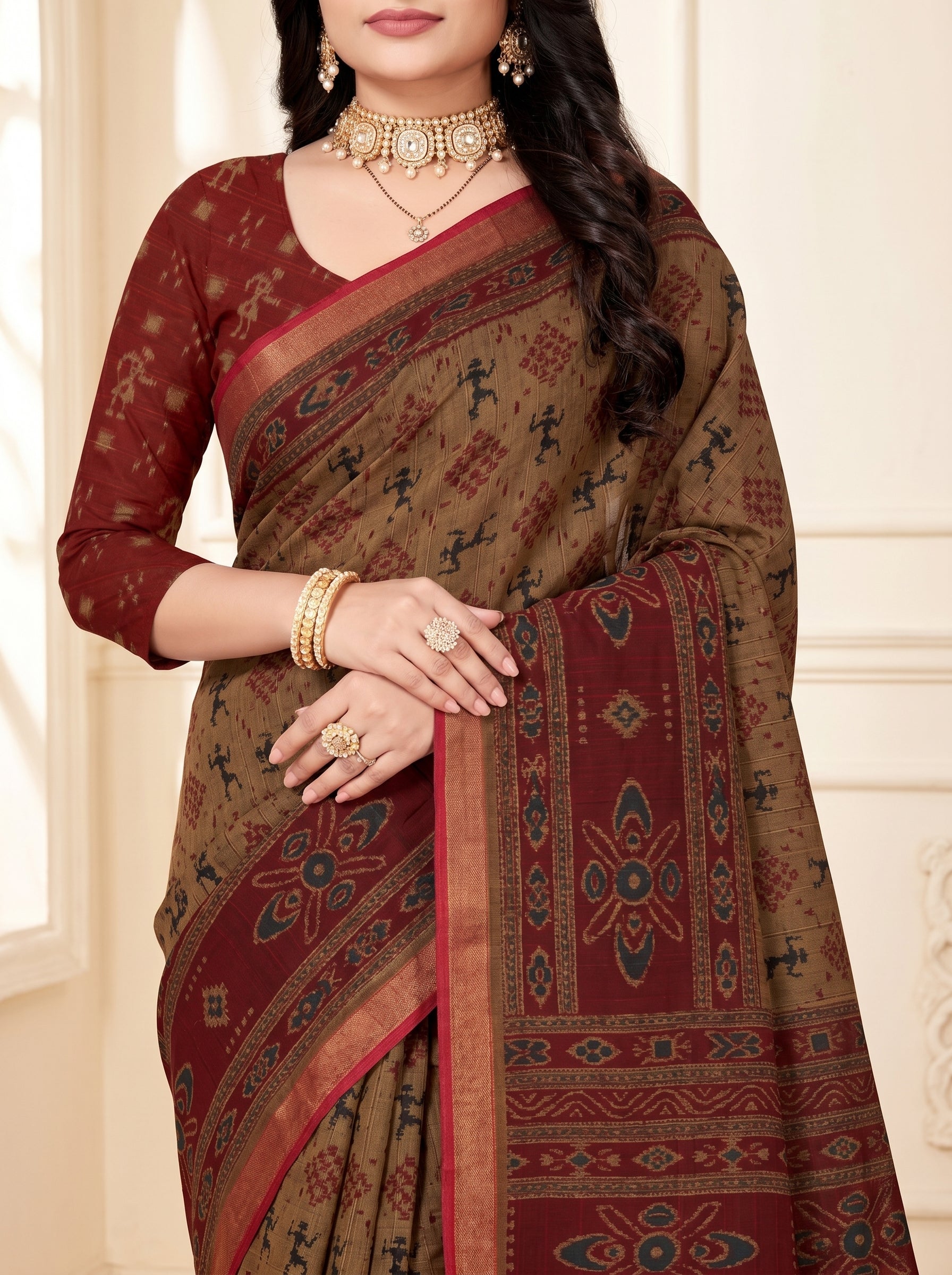 Pallu close-up