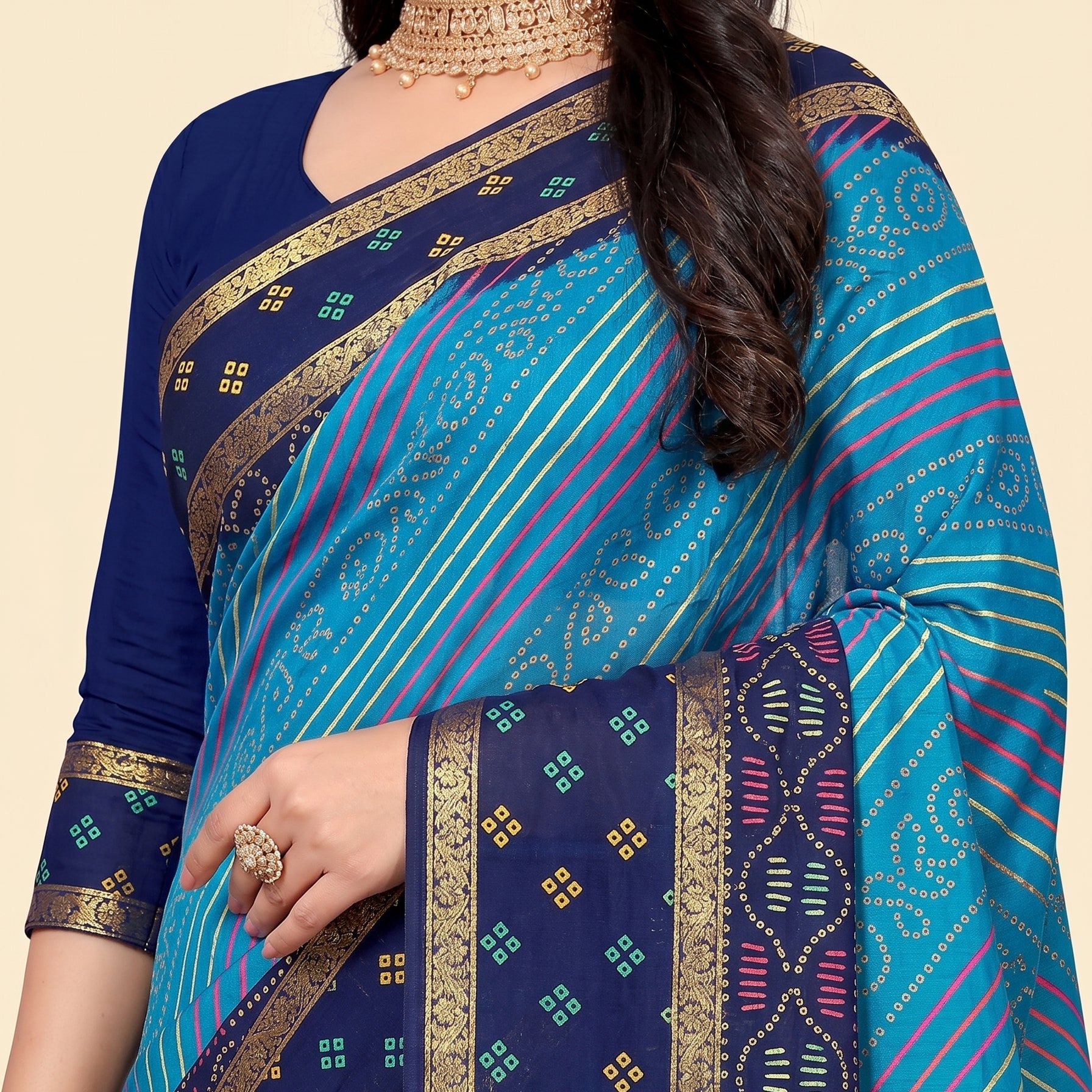 Pallu close-up