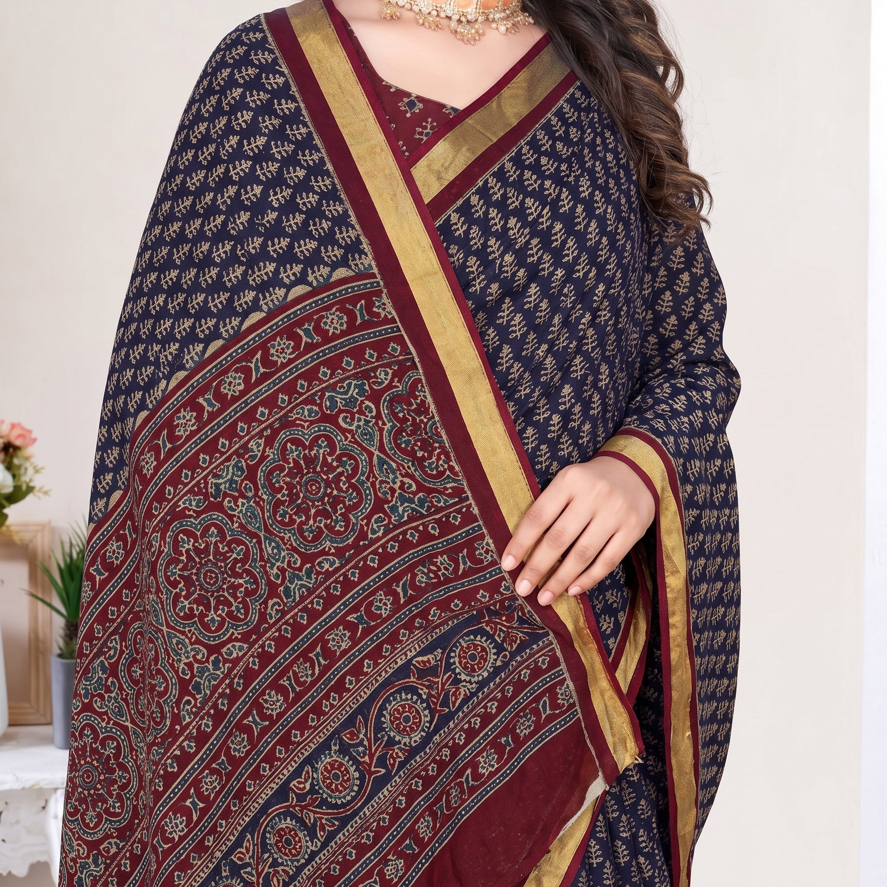 Pallu close-up