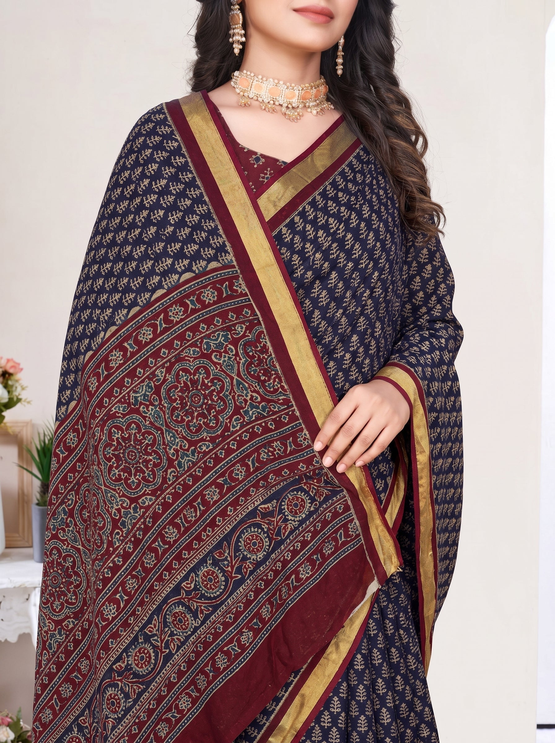 Pallu close-up
