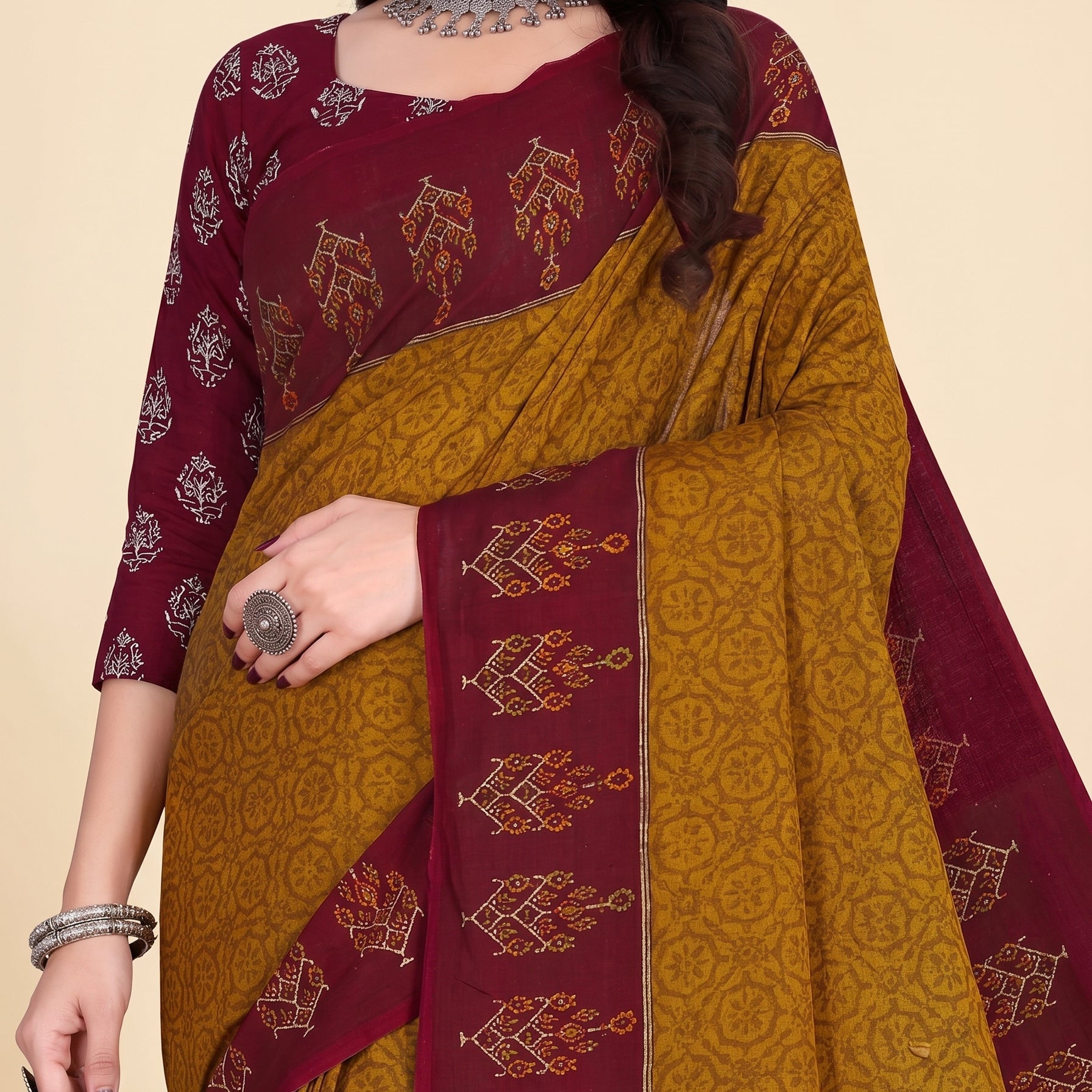 Pallu close-up