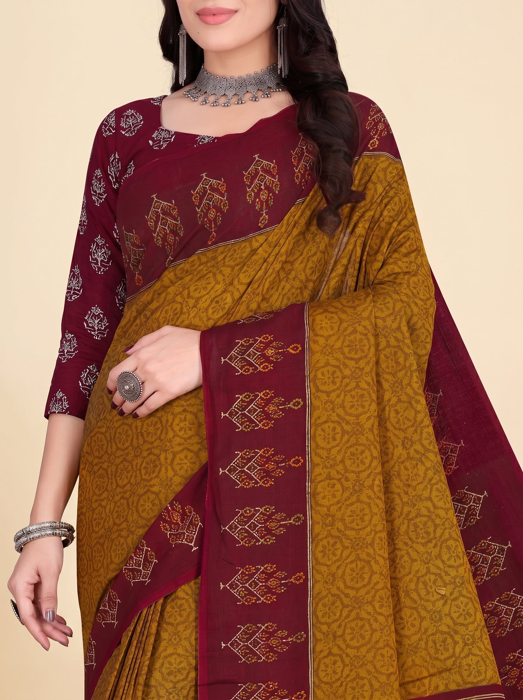 Pallu close-up
