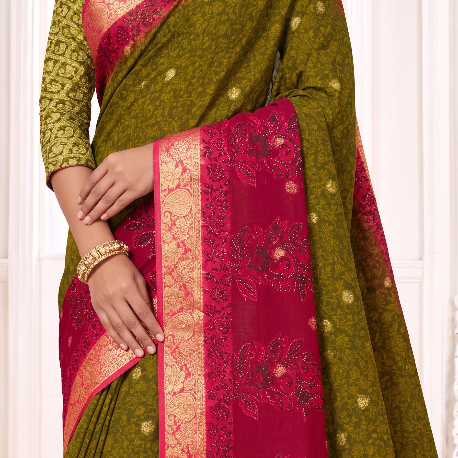 Pallu close-up [sku:KN-66904]