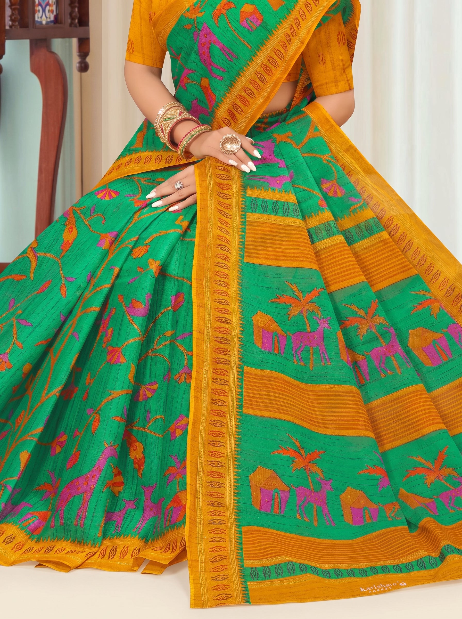 Pallu close-up [sku:KN-46865]