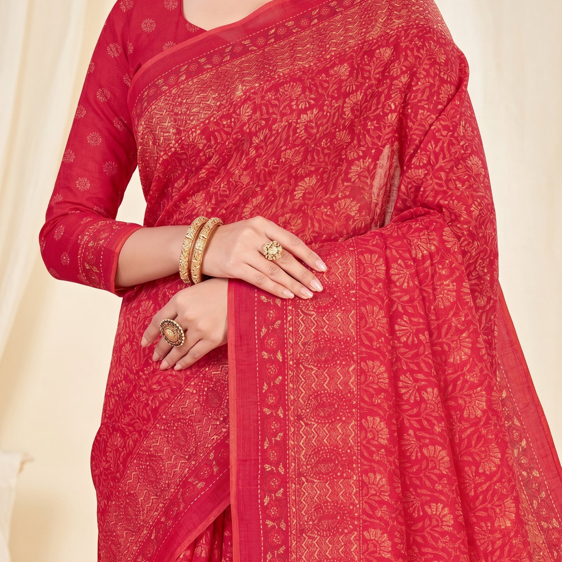 Pallu close-up
