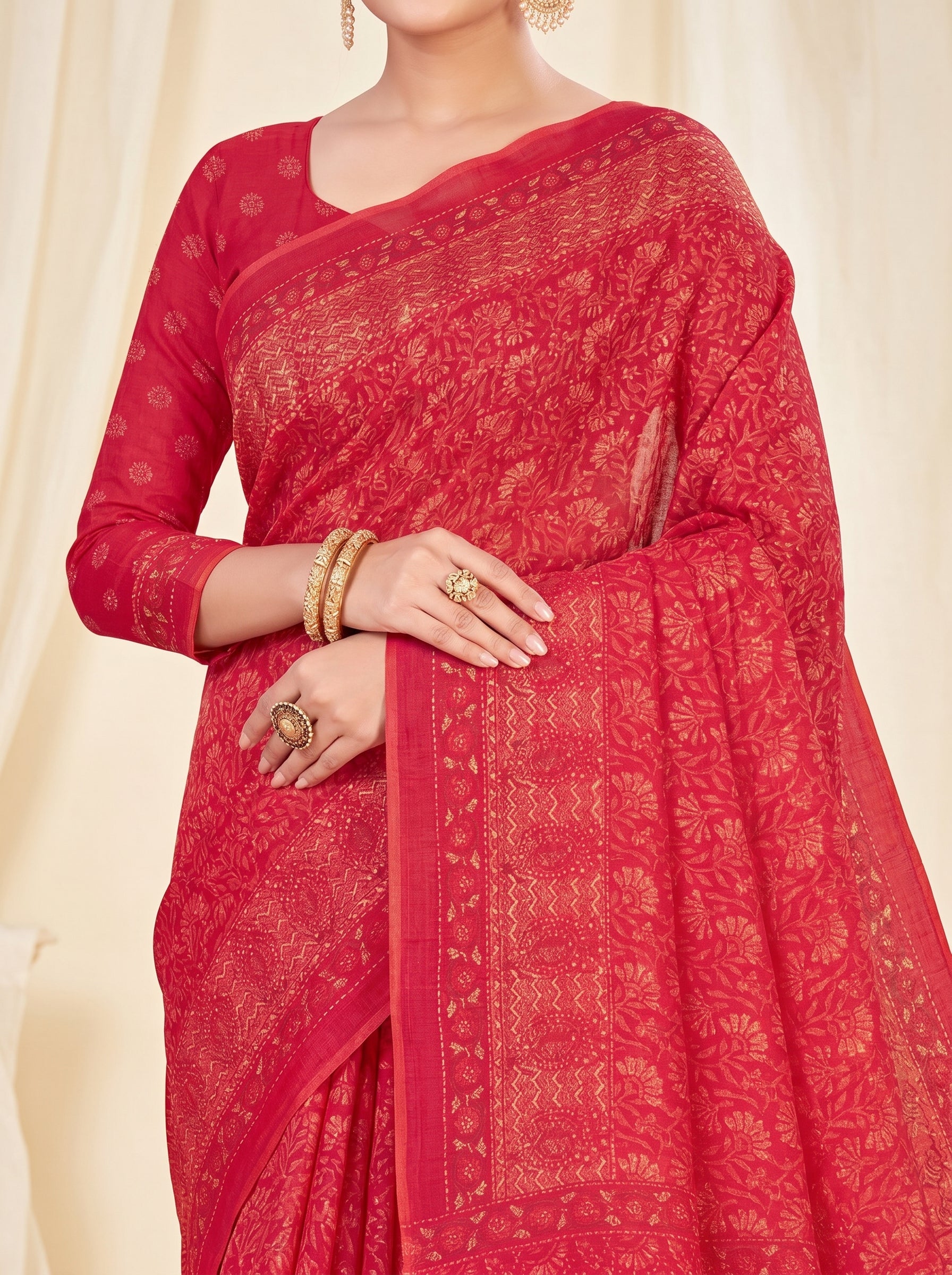 Pallu close-up