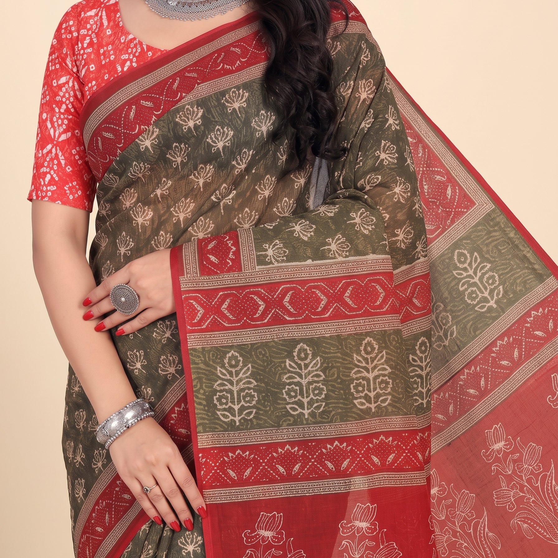 Pallu close-up [sku:KN-68886]