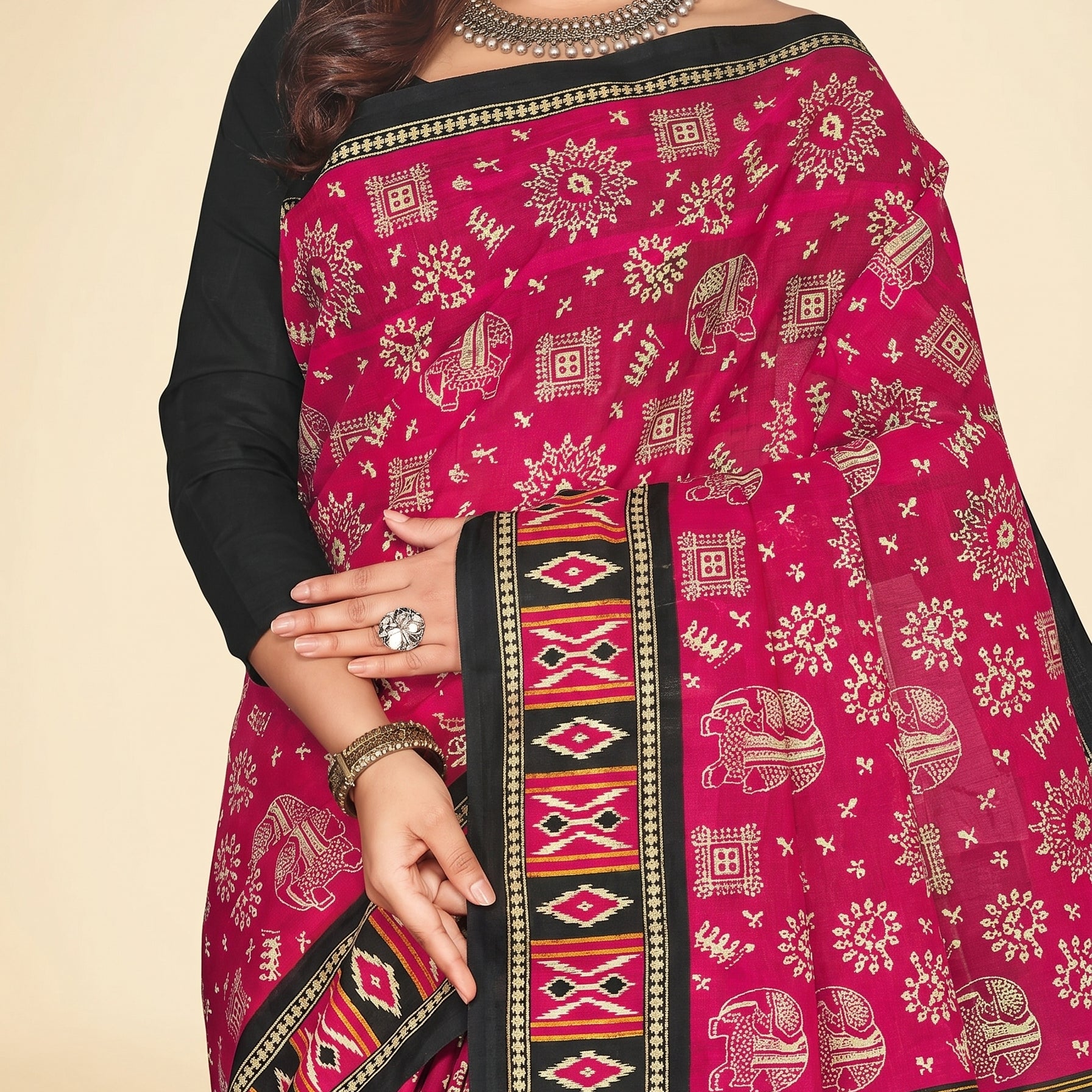 Pallu close-up
