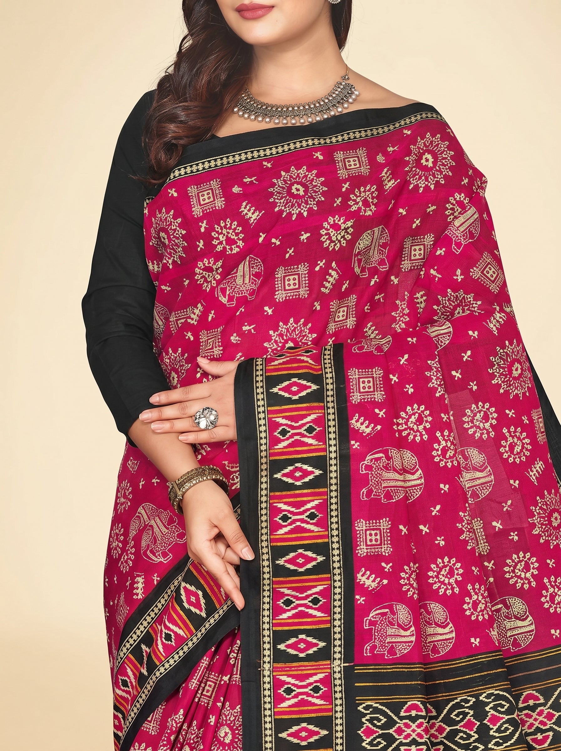 Pallu close-up