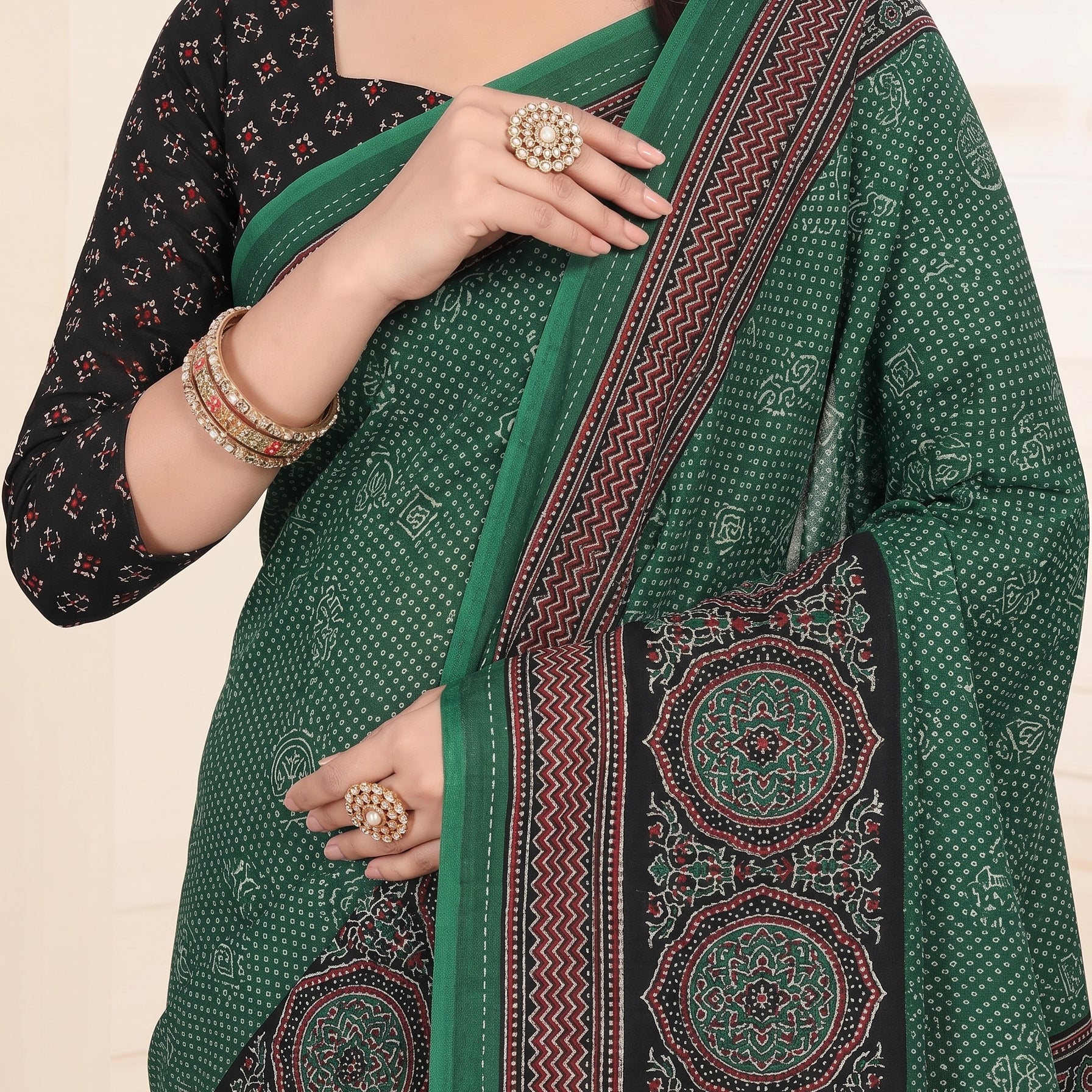 Pallu close-up