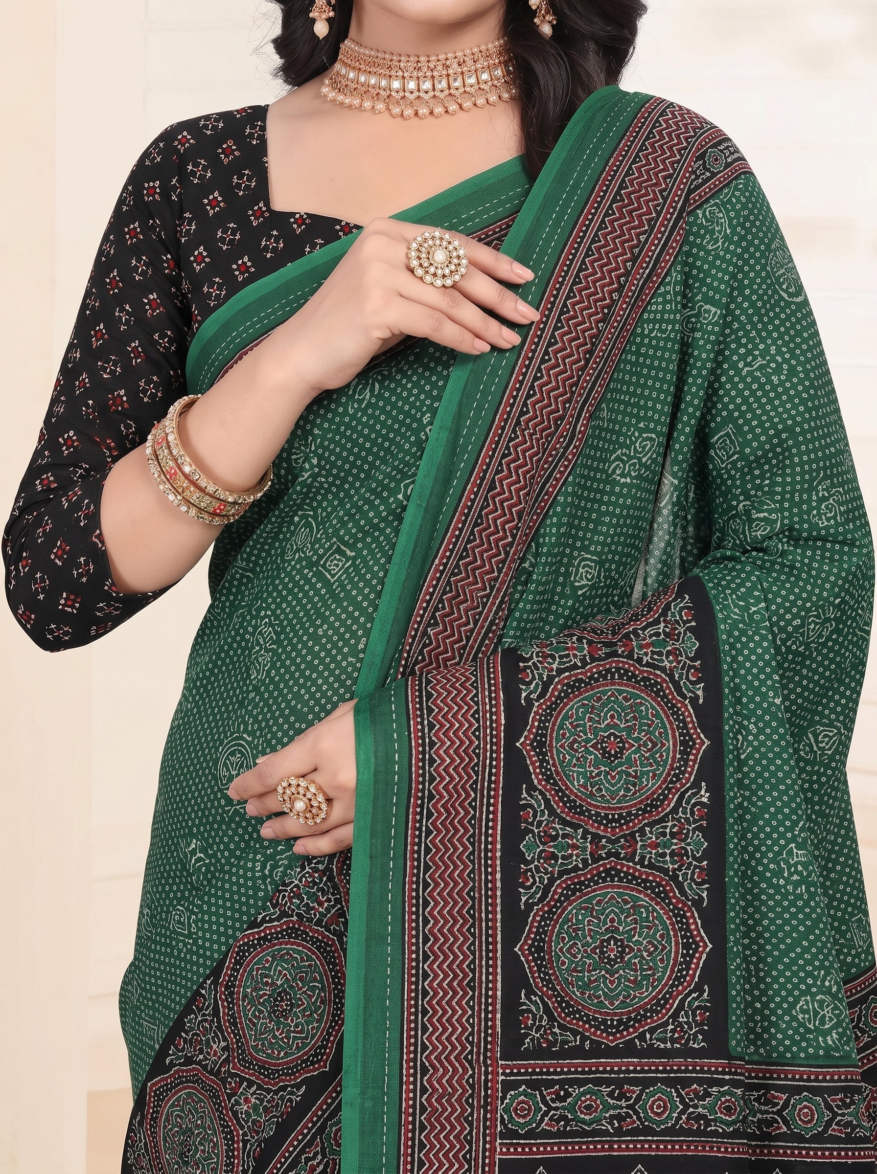 Pallu close-up