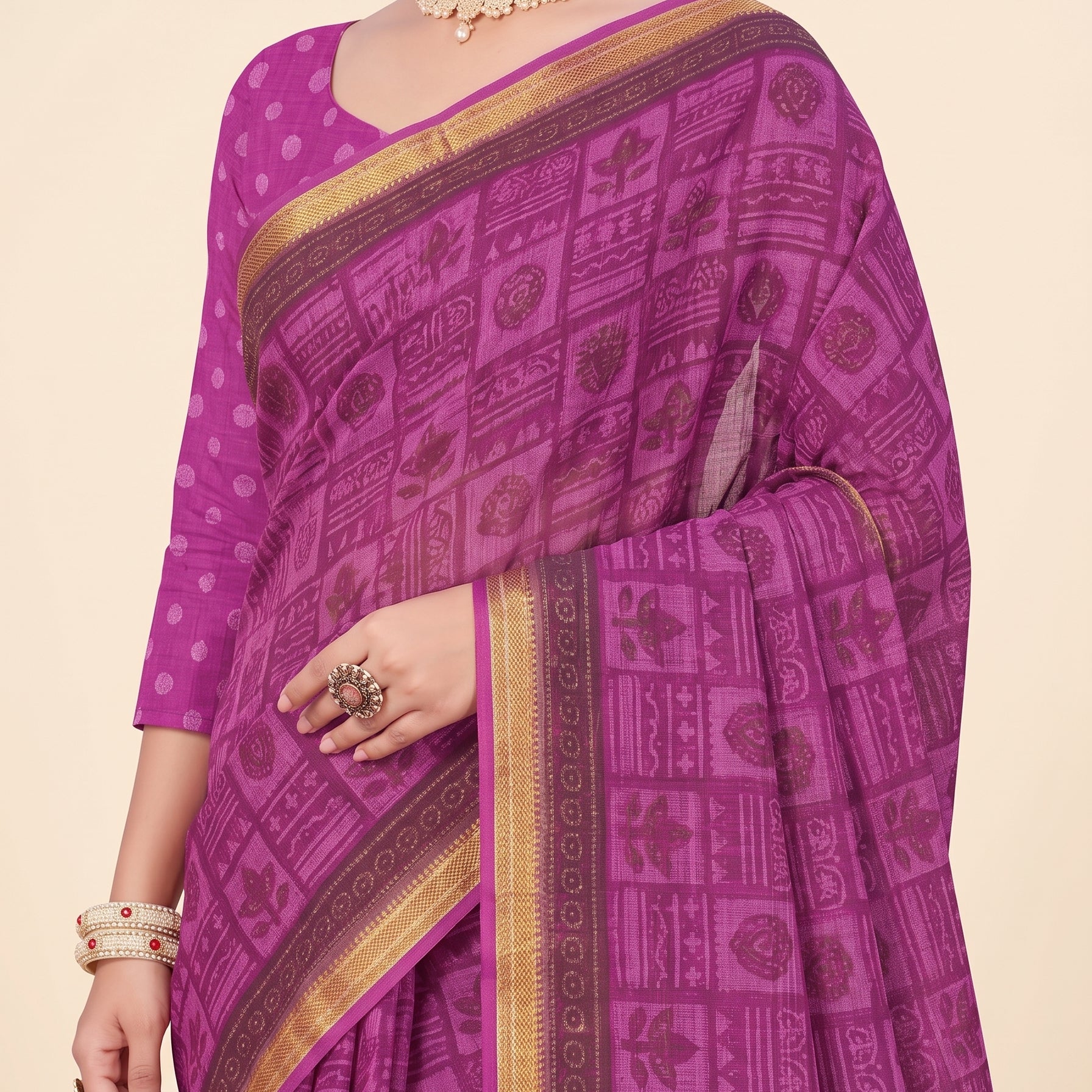 Pallu close-up [sku:KN-56068]