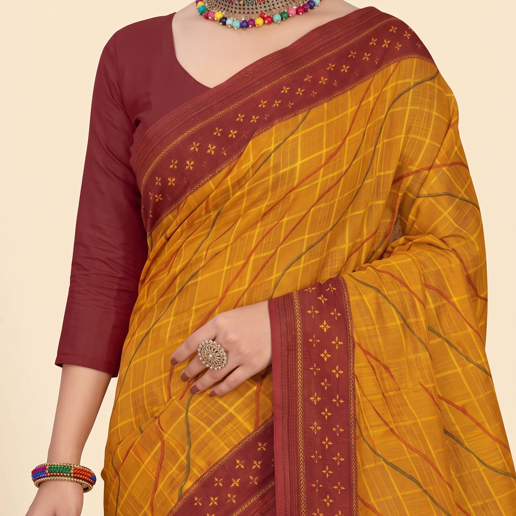 Shared pallu close-up [sku:BV-24934]