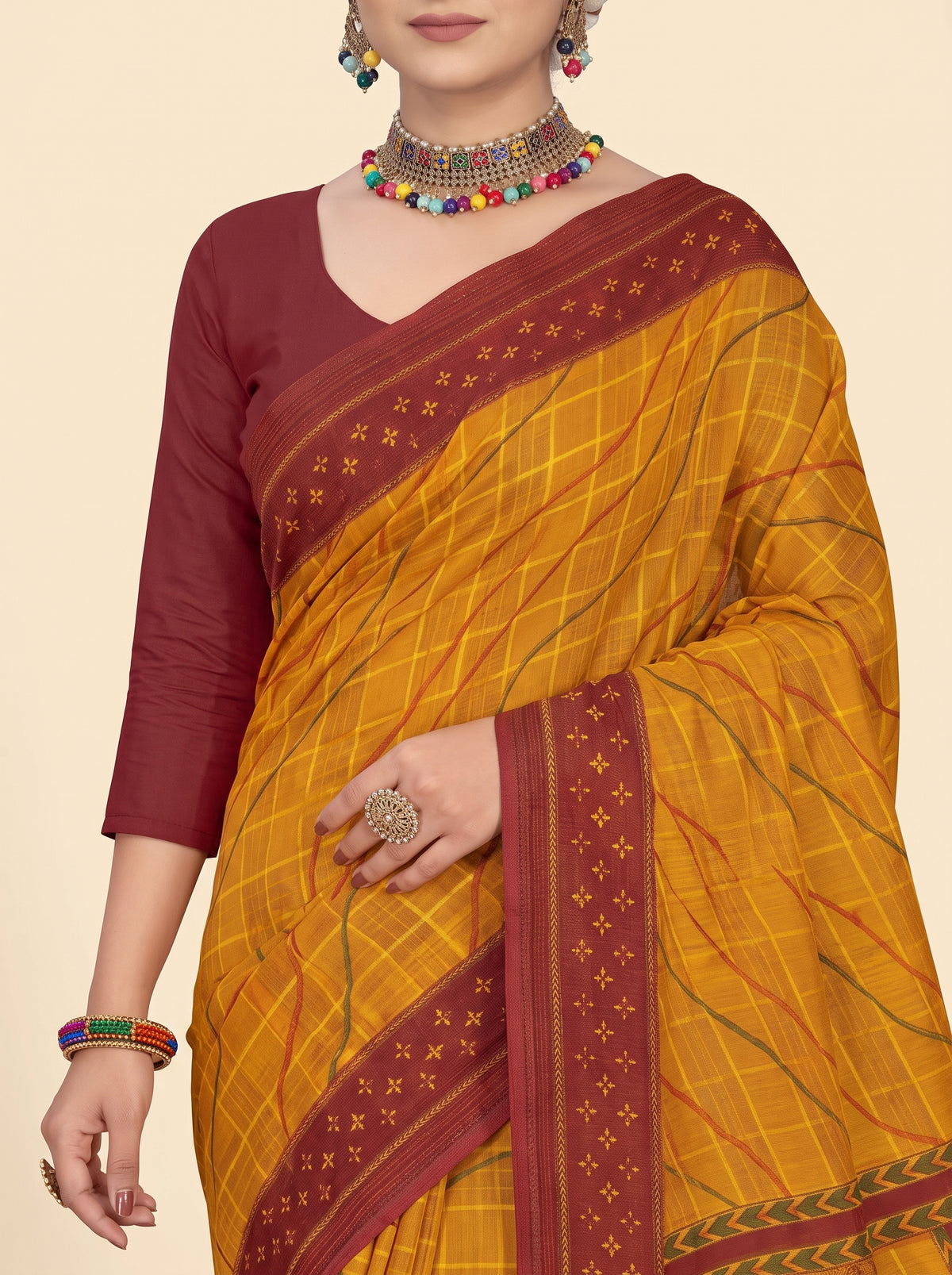 Shared pallu close-up [sku:BV-24934]