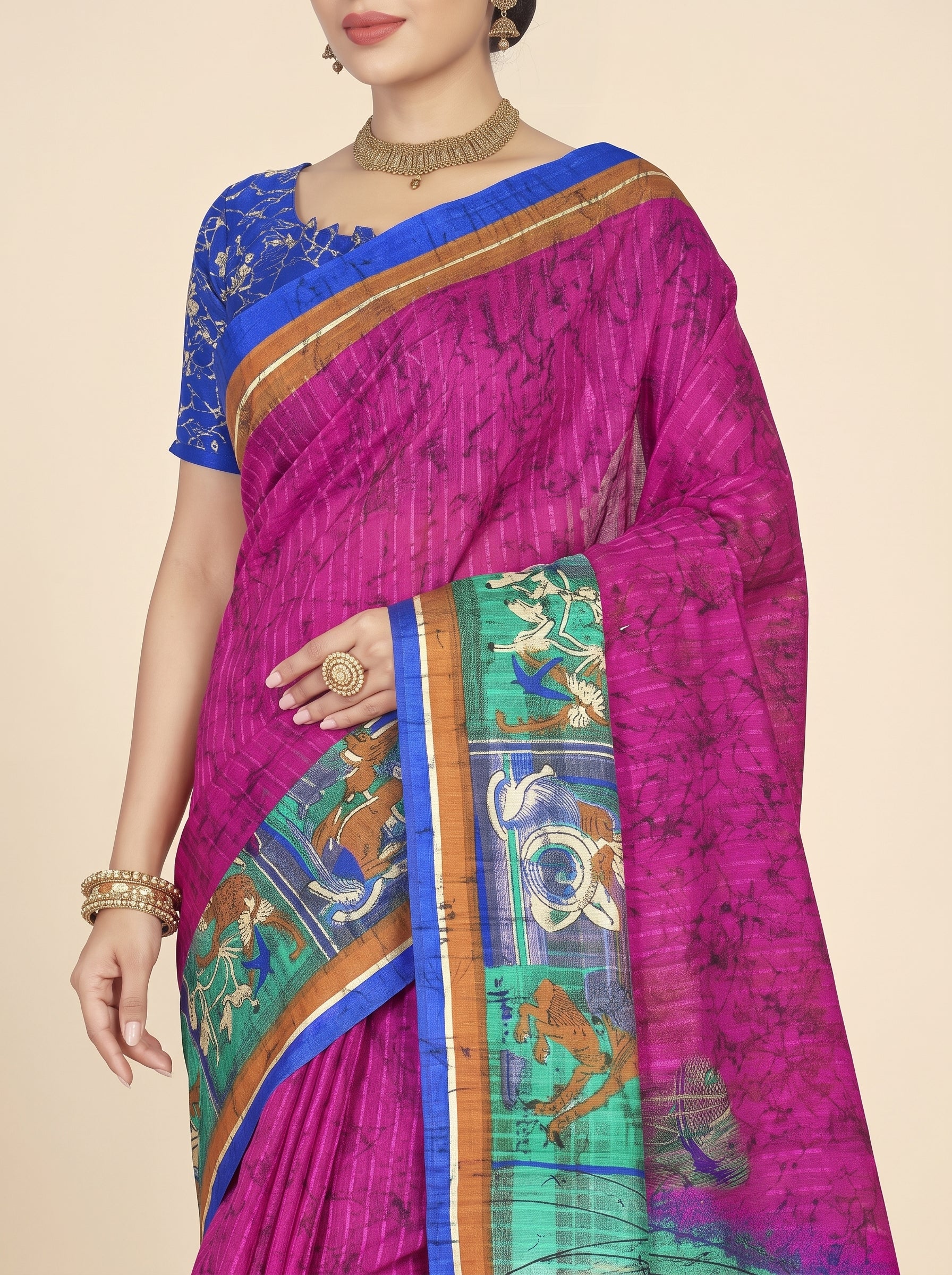 Shared pallu close-up [sku:D.NO.56641]