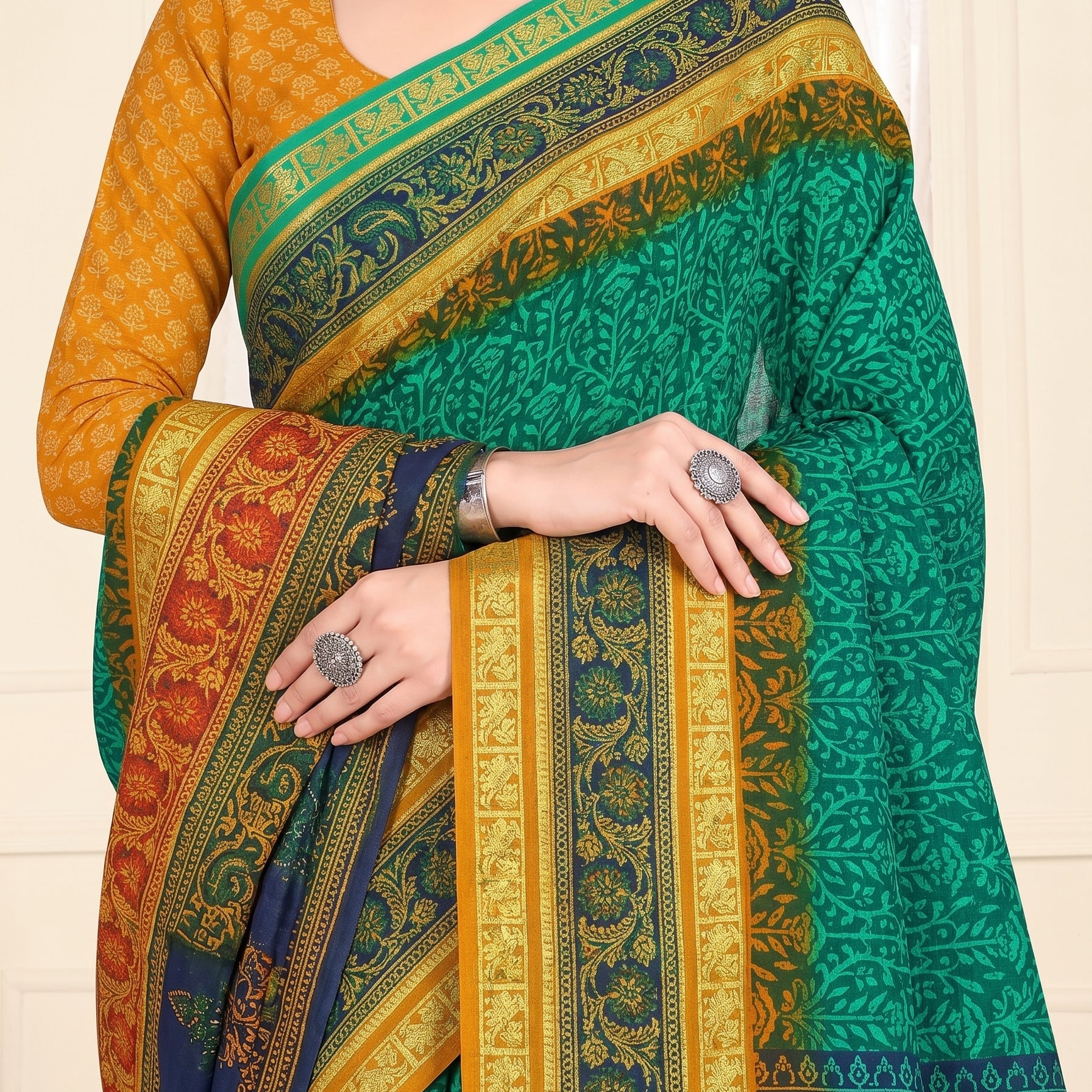 Pallu close-up