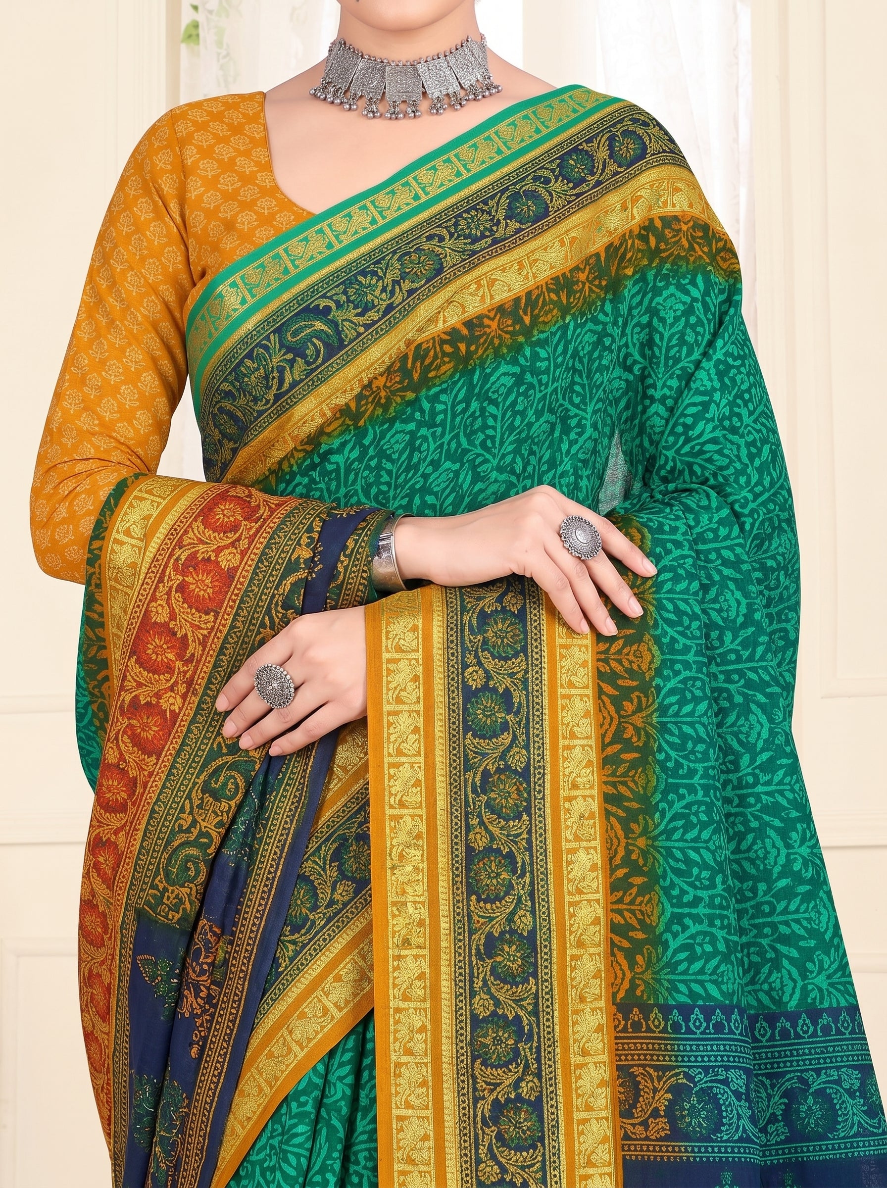 Pallu close-up