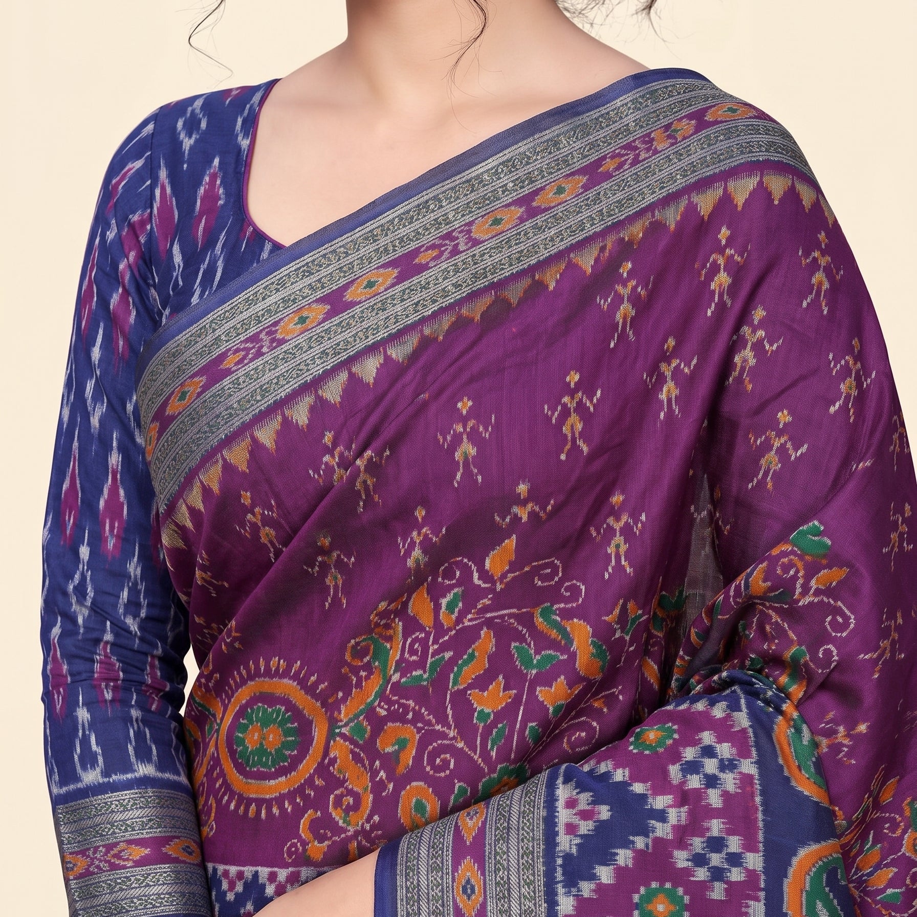 Pallu close-up