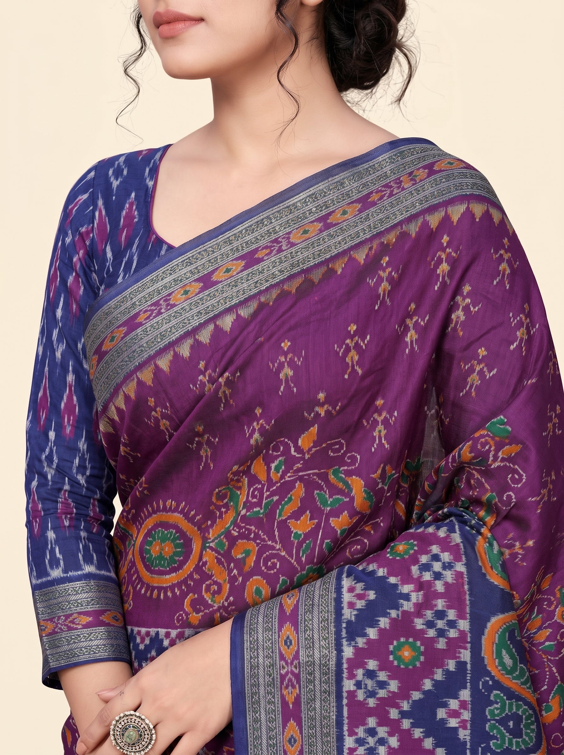 Pallu close-up