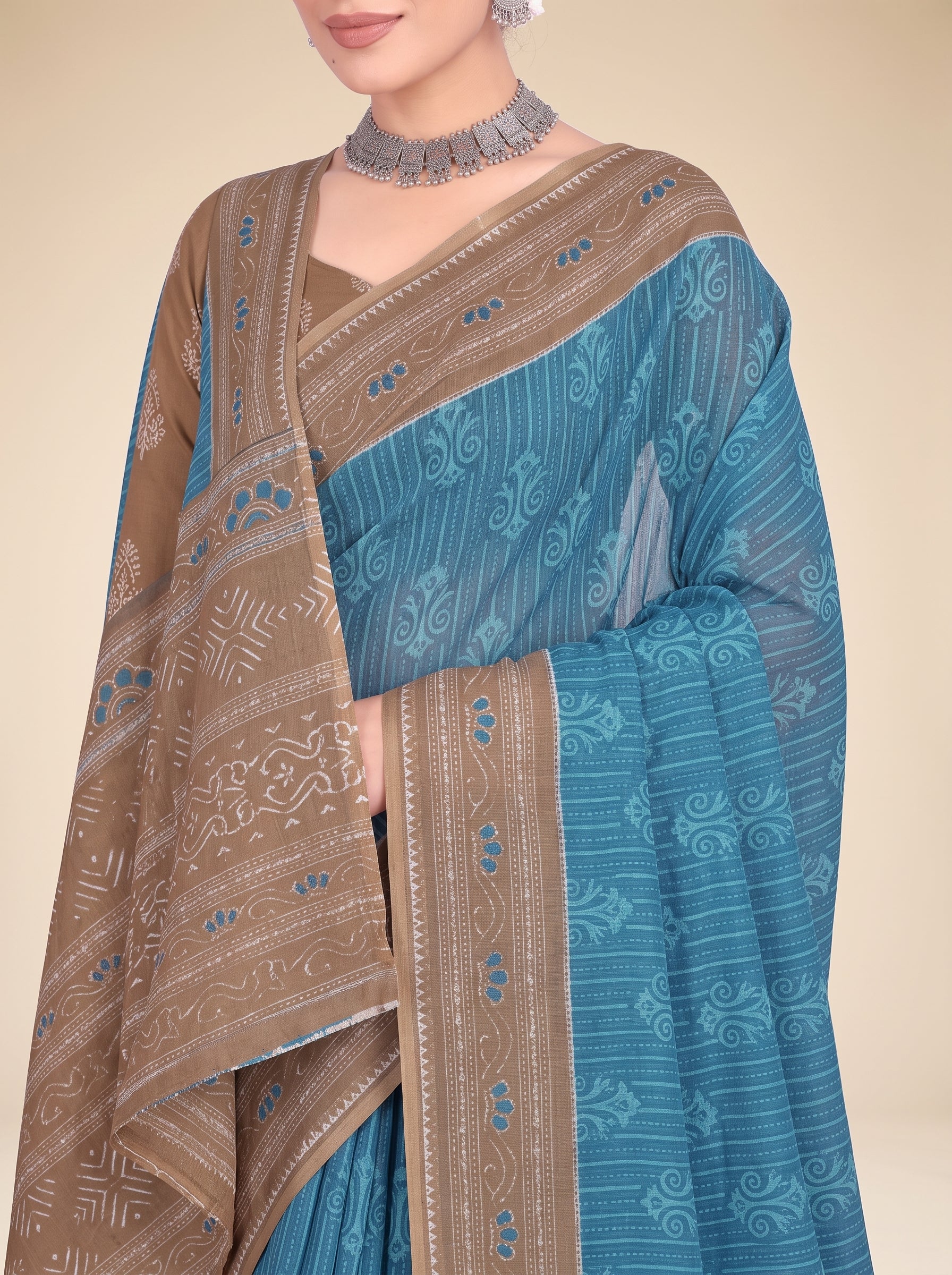 Shared pallu close-up [sku:KN-67469]