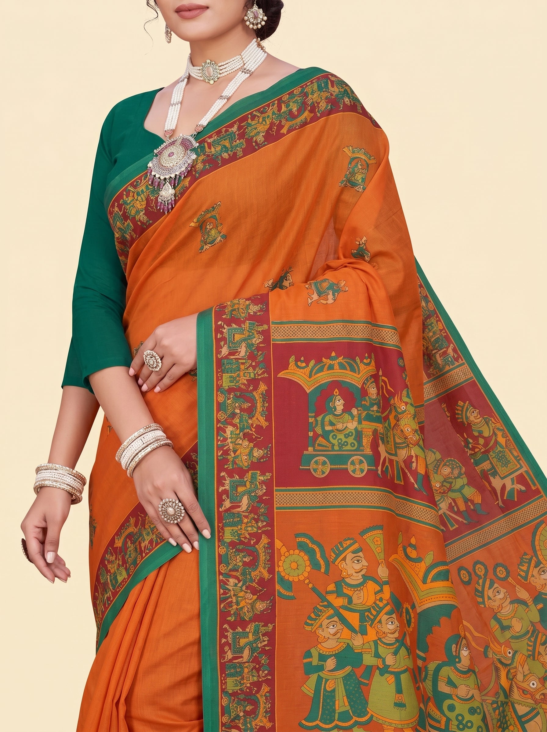 Pallu close-up