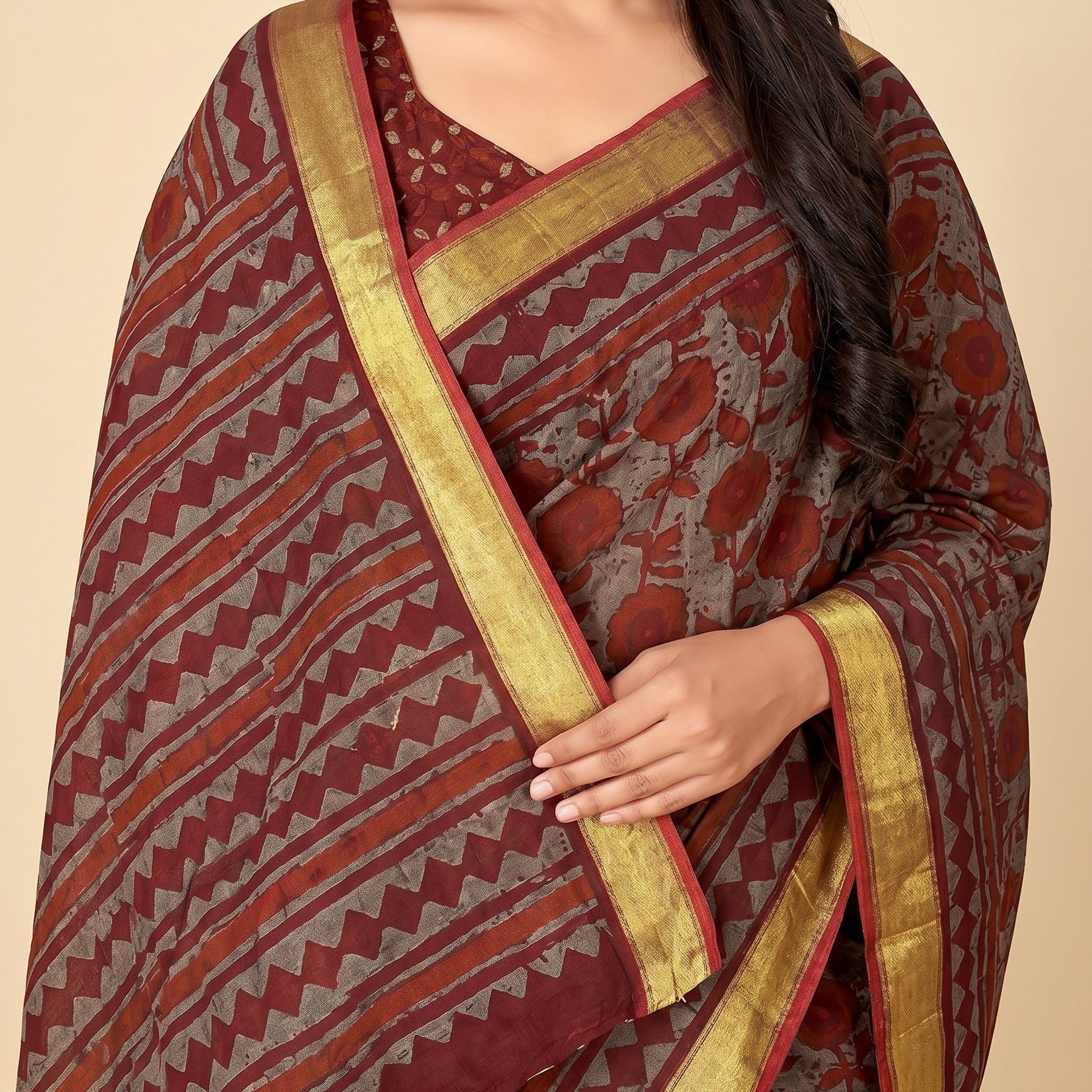 Pallu close-up [sku:KN-65909]