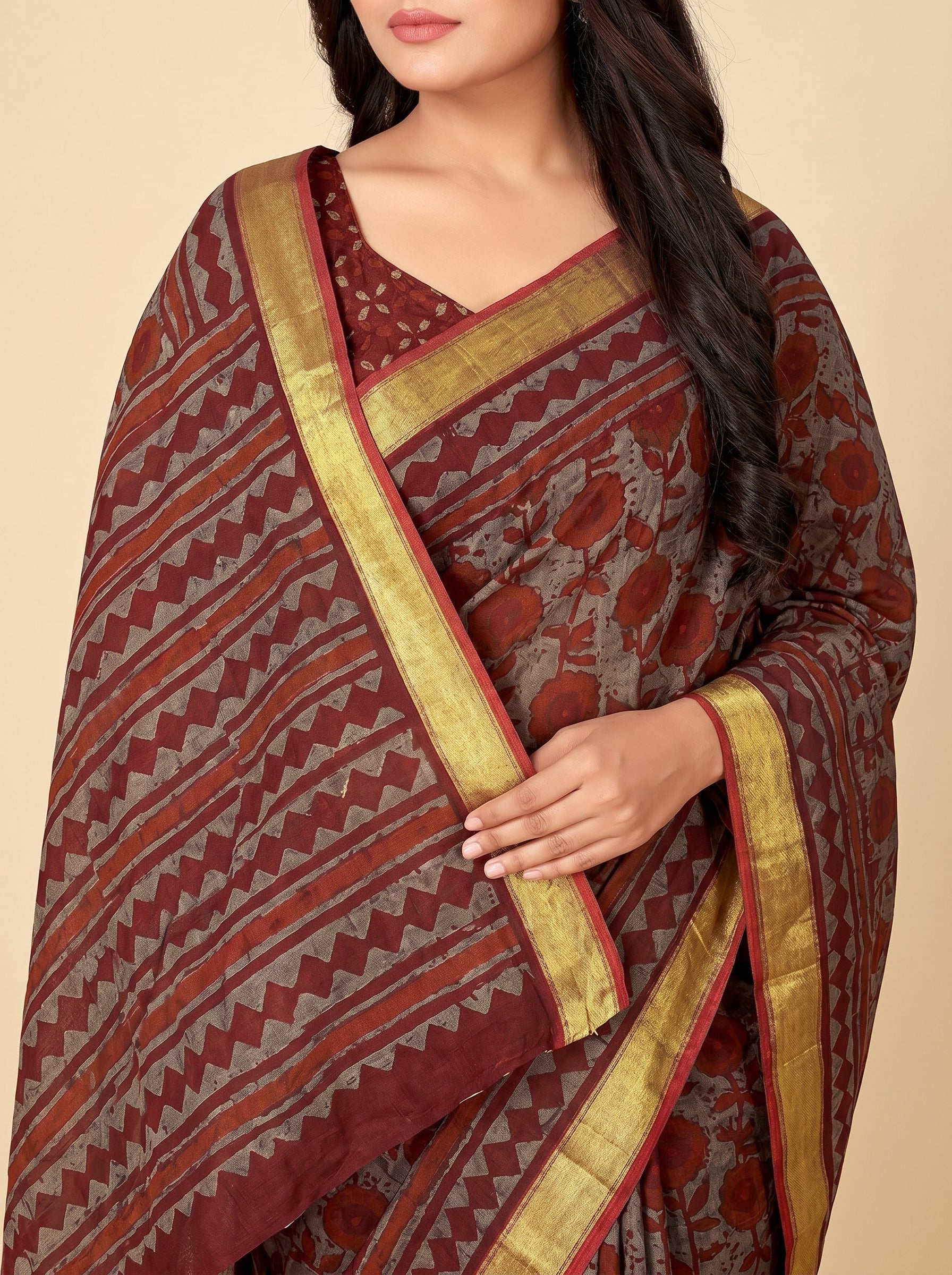 Pallu close-up [sku:KN-65909]