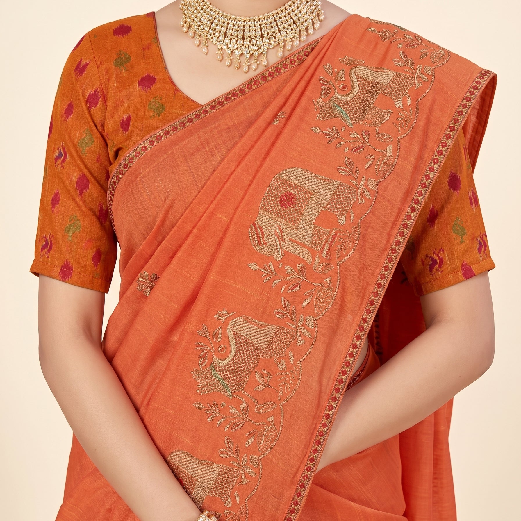 Shared pallu close-up [sku:D.NO.62567]