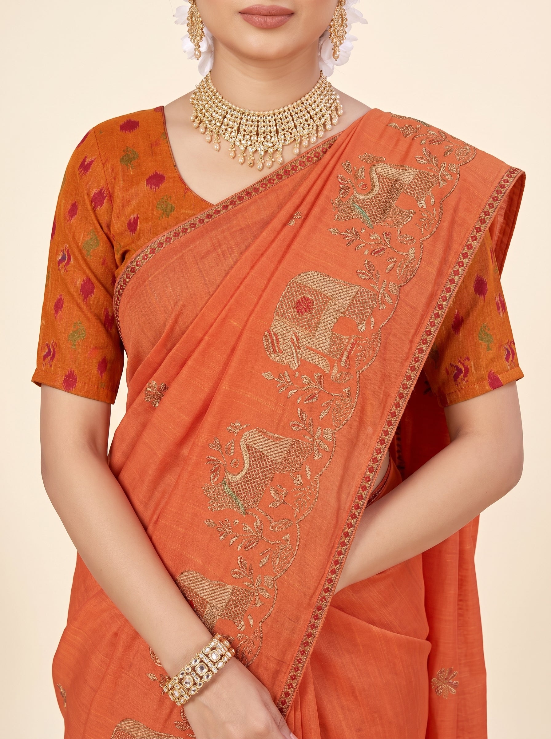 Shared pallu close-up [sku:D.NO.62567]