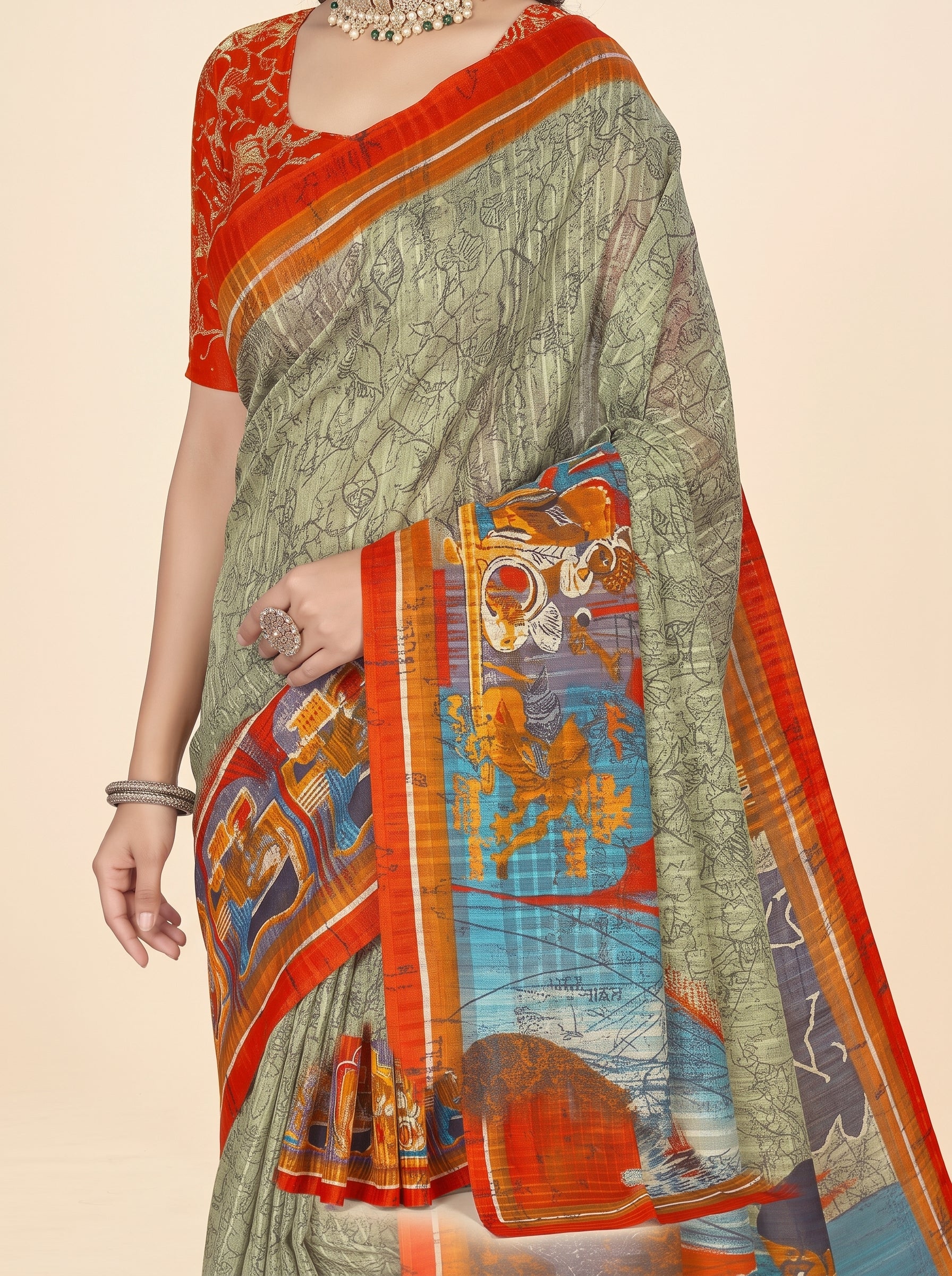 Pallu close-up [sku:D.NO.56640]