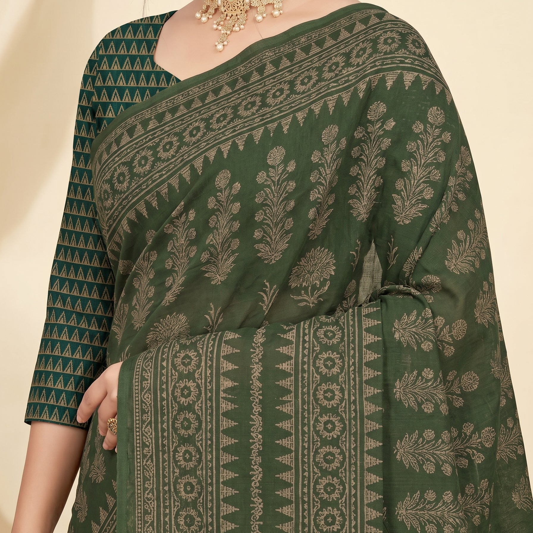Pallu close-up