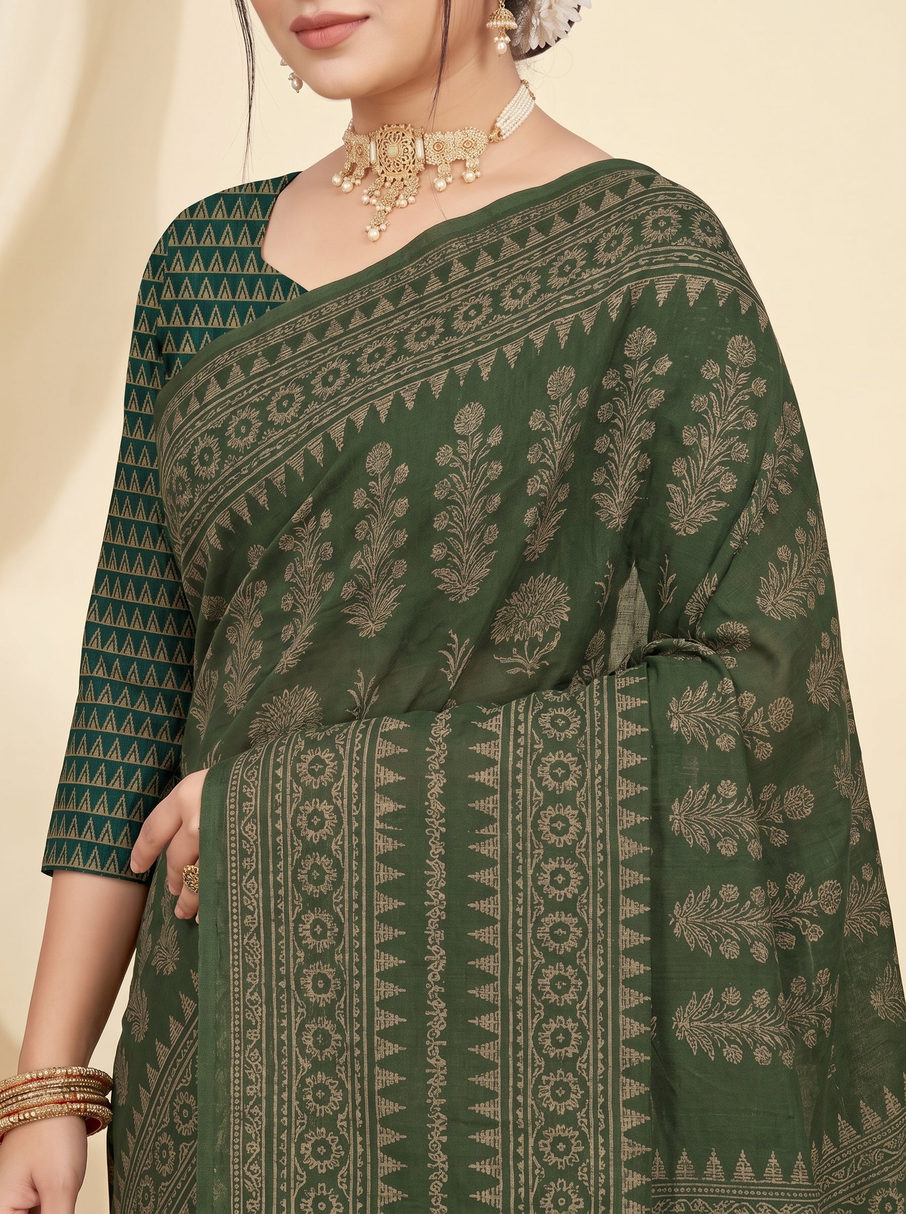 Pallu close-up