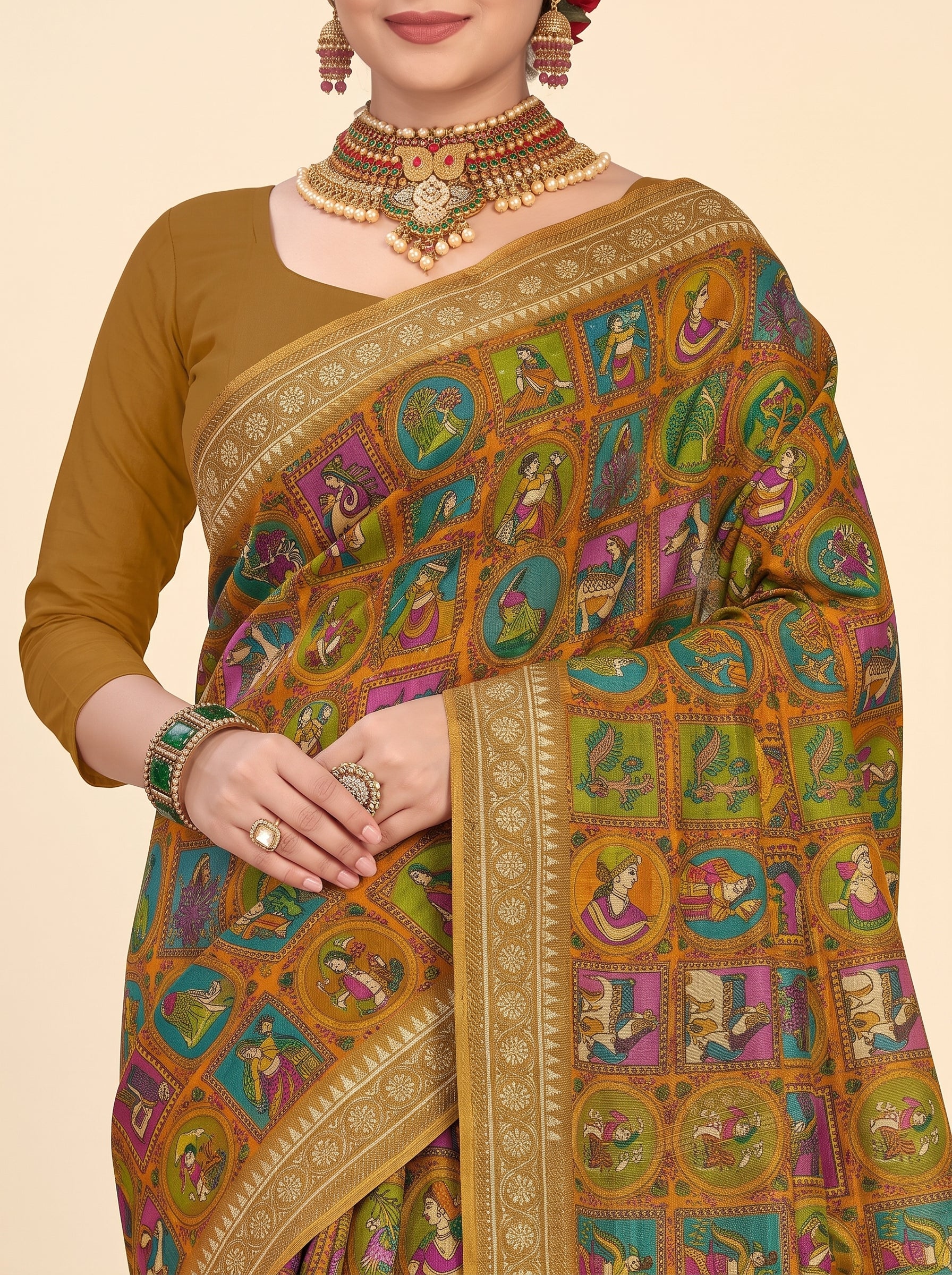 Shared pallu close-up [sku:BV-25597]