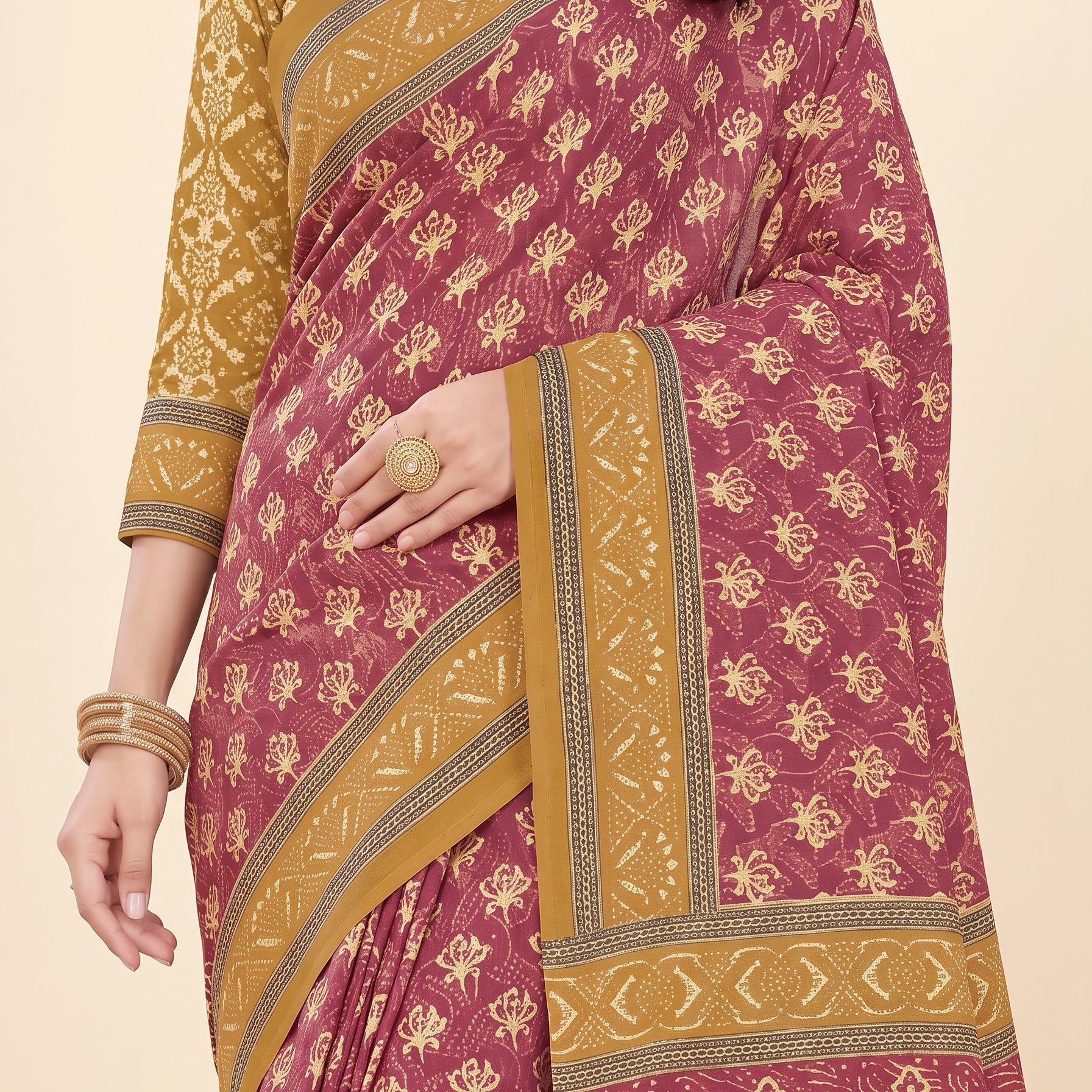 Shared pallu close-up [sku:BV-24845]
