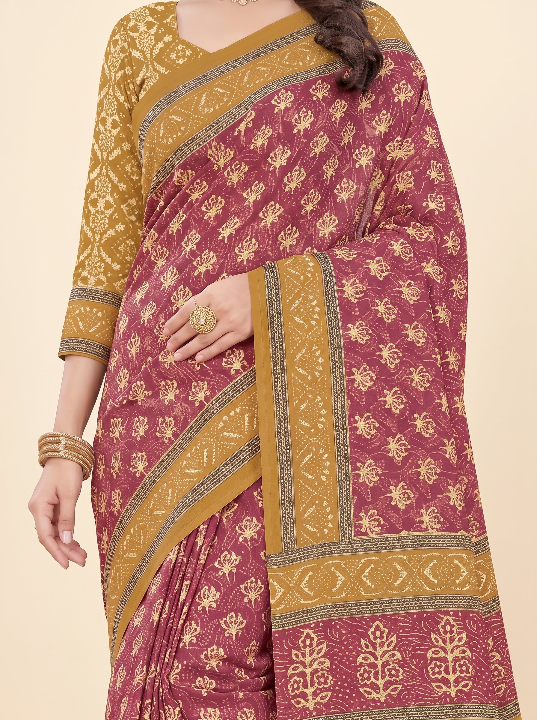 Shared pallu close-up [sku:BV-24845]