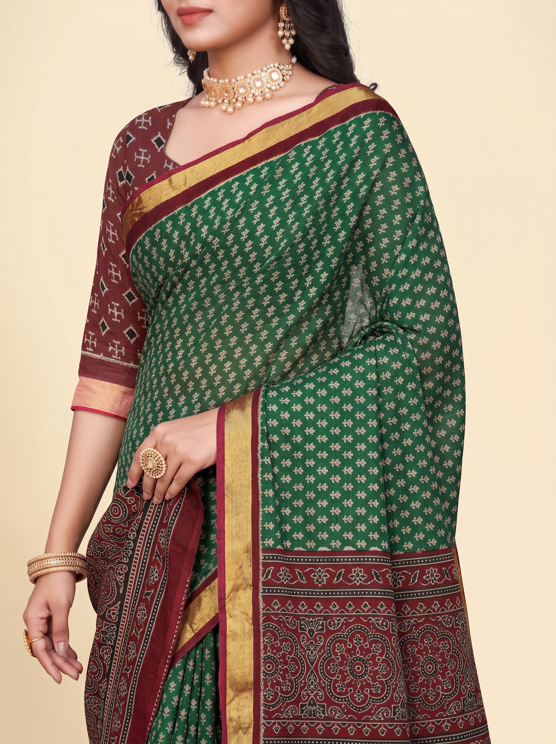 Pallu close-up